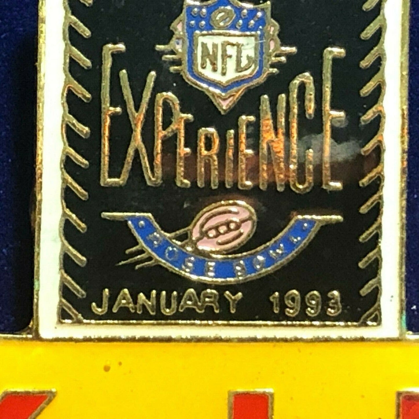 Scarce Kodak Lapel Hat Pin - Rose Bowl NFL Experience January 1993