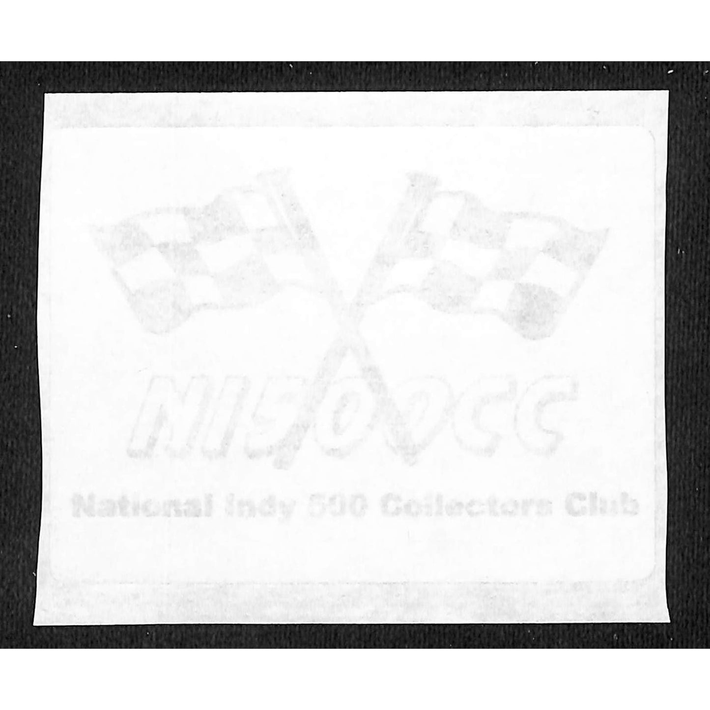 c1996 NI500CC National Indy Collectors Club 3" x 4" Sticker / Decal - Scarce VGC