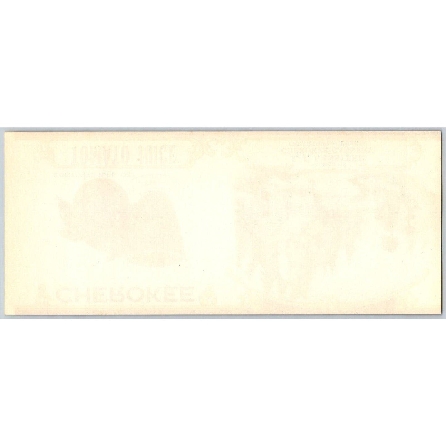 J.J. Lassiter Tomato Juice Paper Can Label Cherokee Cedartown, GA c1926 Scarce