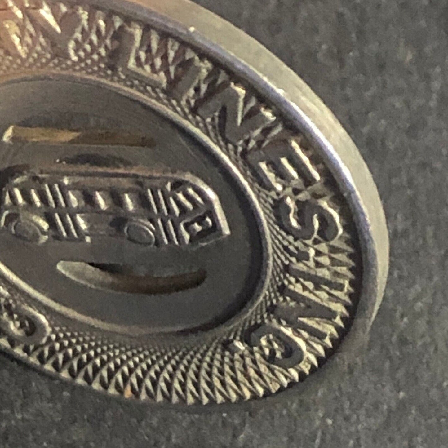 Canton City Lines Inc. G/F One Fare Brass Bus Transit Token 23mm