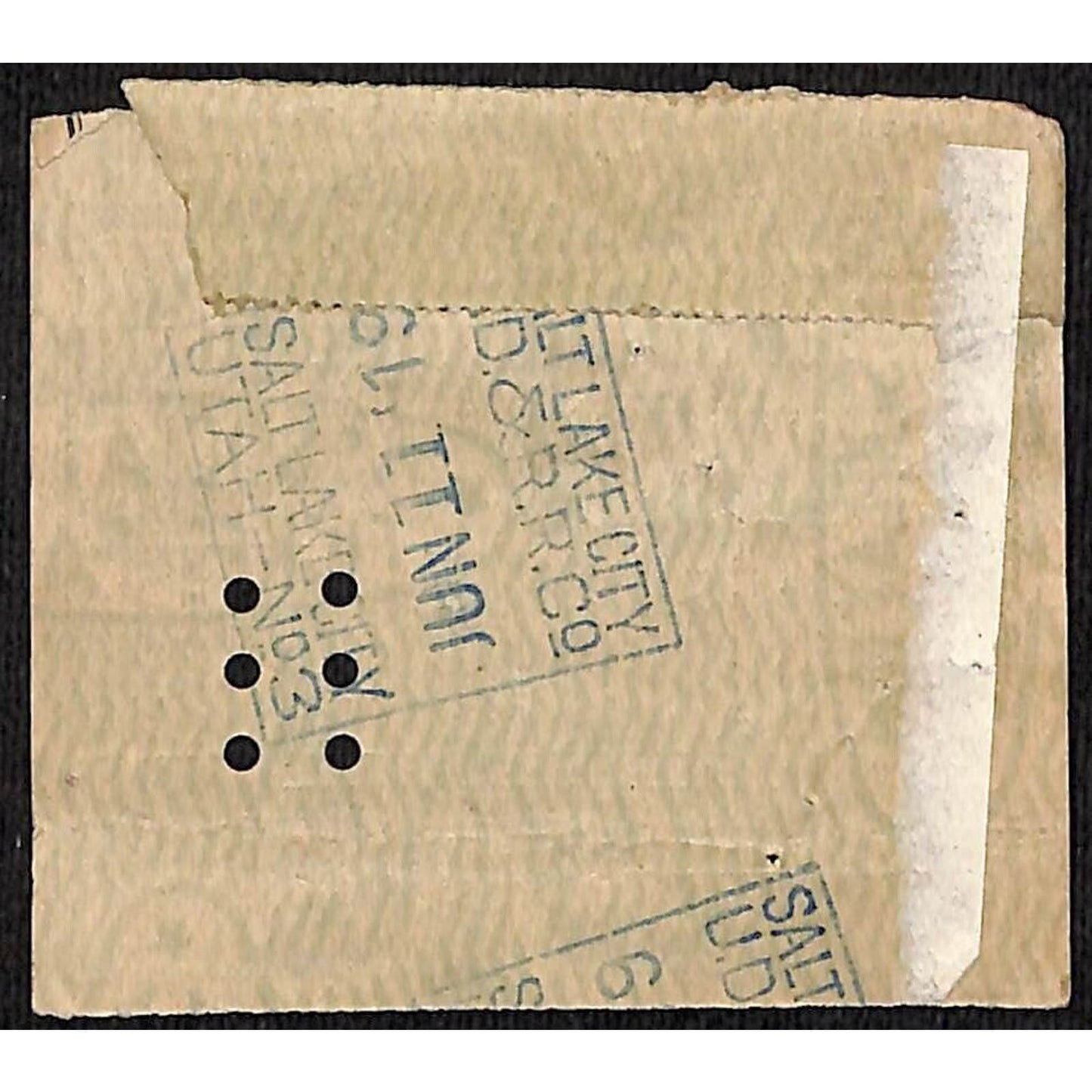 Denver & Rio Grande Railroad Ticket Omaha 1919 #441