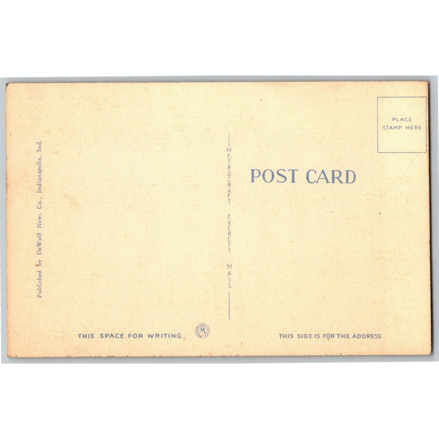 Indy 500 Linen Postcard 1938 "The Greatest Automotive Race Course" Unposted VGC
