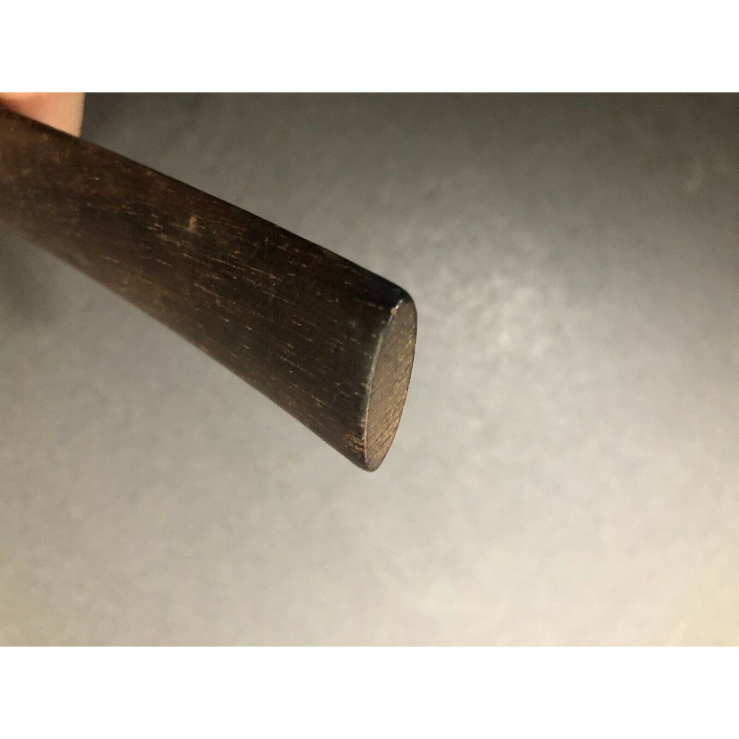 Vintage 7" Unbranded Bowed Wood Beer Foam Scraper