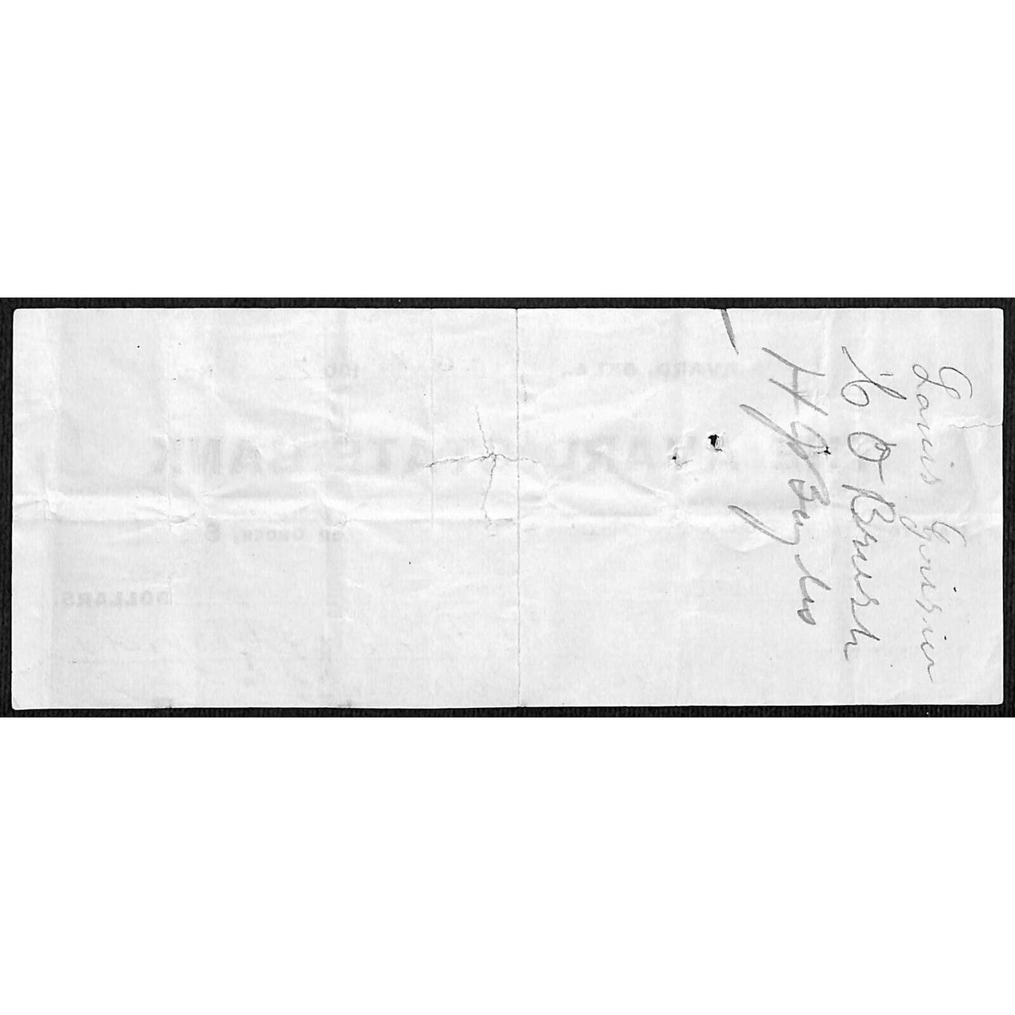 Avard, OK 1907 "Avard State Bank" Check - Scarce