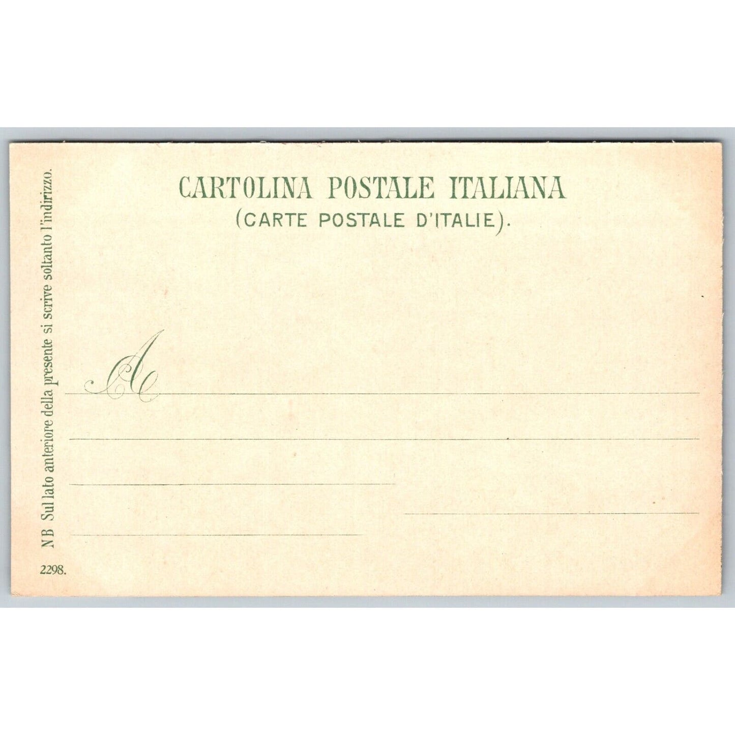 Italian Postcard Capri Panorama of the two Gulfs Naples and Salerno c1901-1907