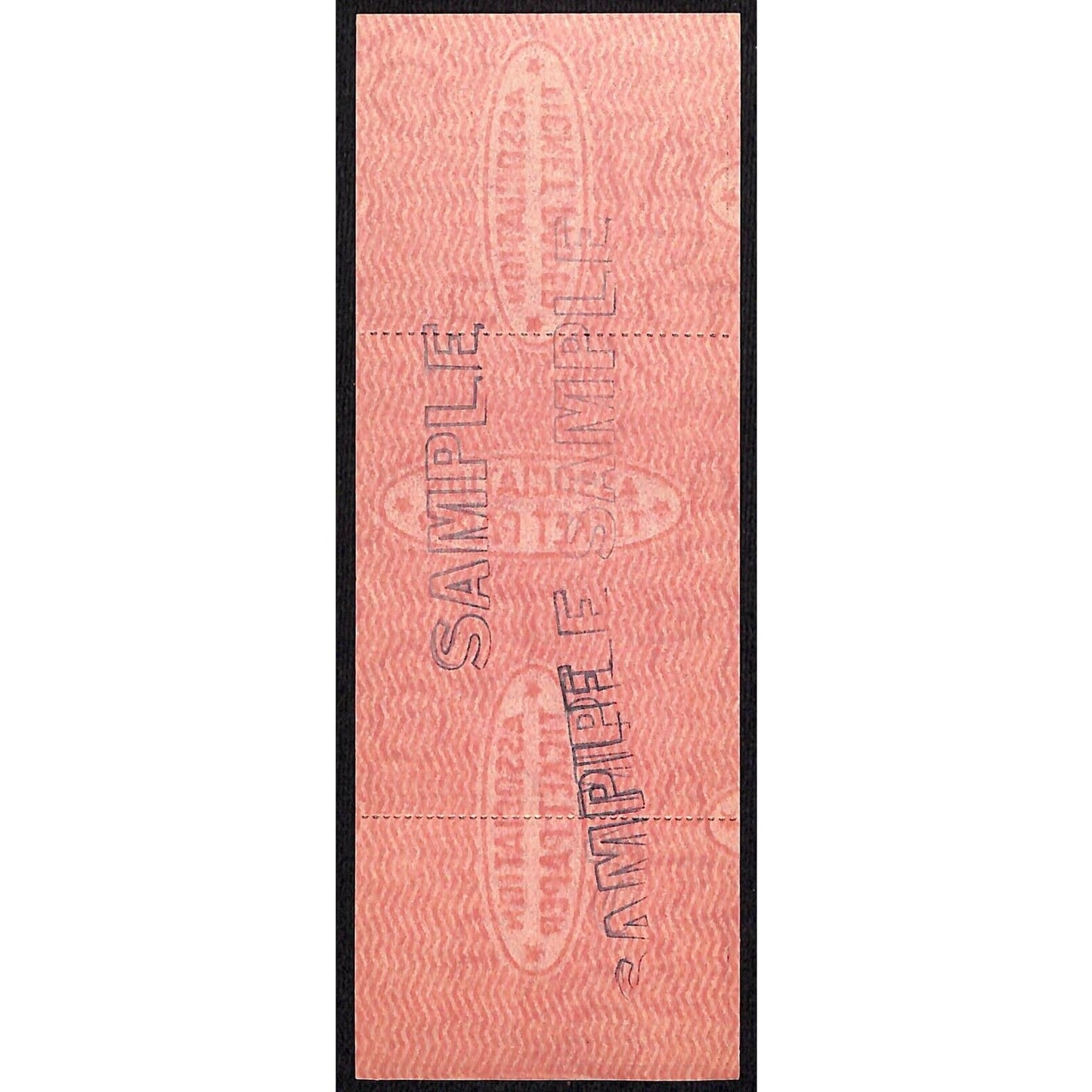 New York Central Railroad RR Canada Unused SAMPLE Excursion Ticket c1967 #49330