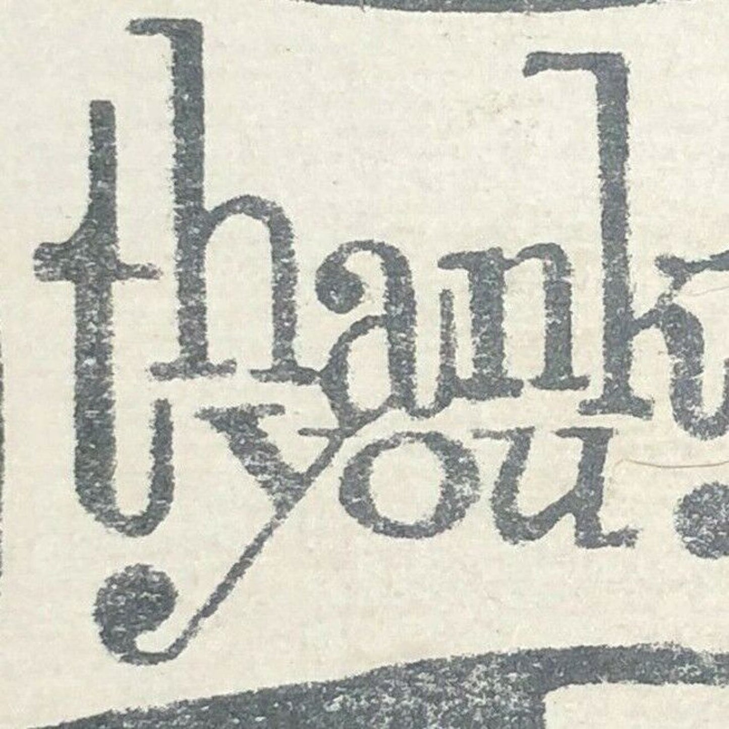 1950's-60's Full Matchbook - "Thank You"