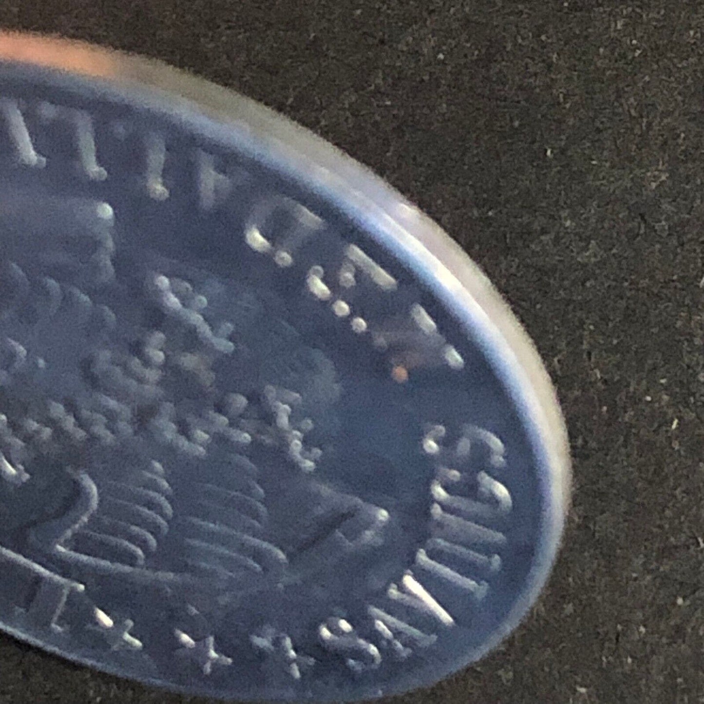 Look (Likely Look Magazine) Alum. "Savings Medallion" Token 25mm c1962 Eagle