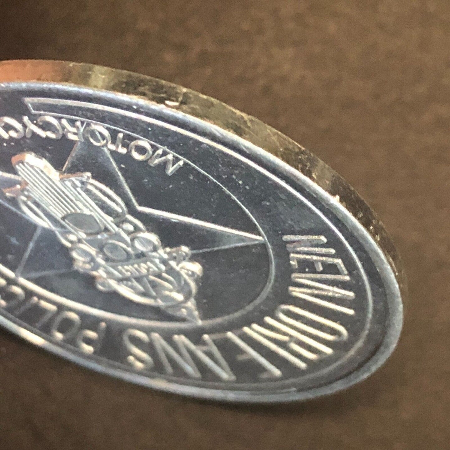 New Orleans Police Motorcycle Division Louis J. Sirgo Memorial Alum. Token 26mm