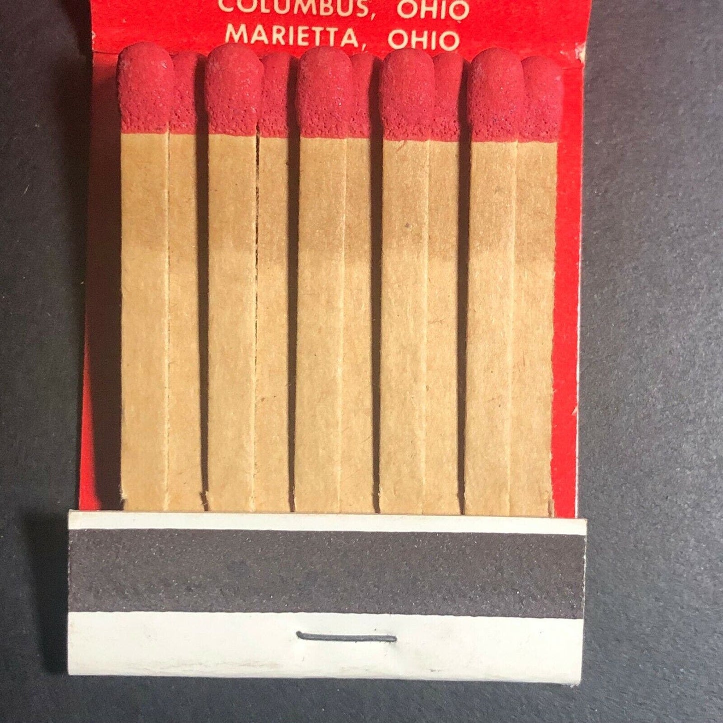1960's-70's Full Matchbook McJunkin Corporation "Serves Industry" Charleston, WV