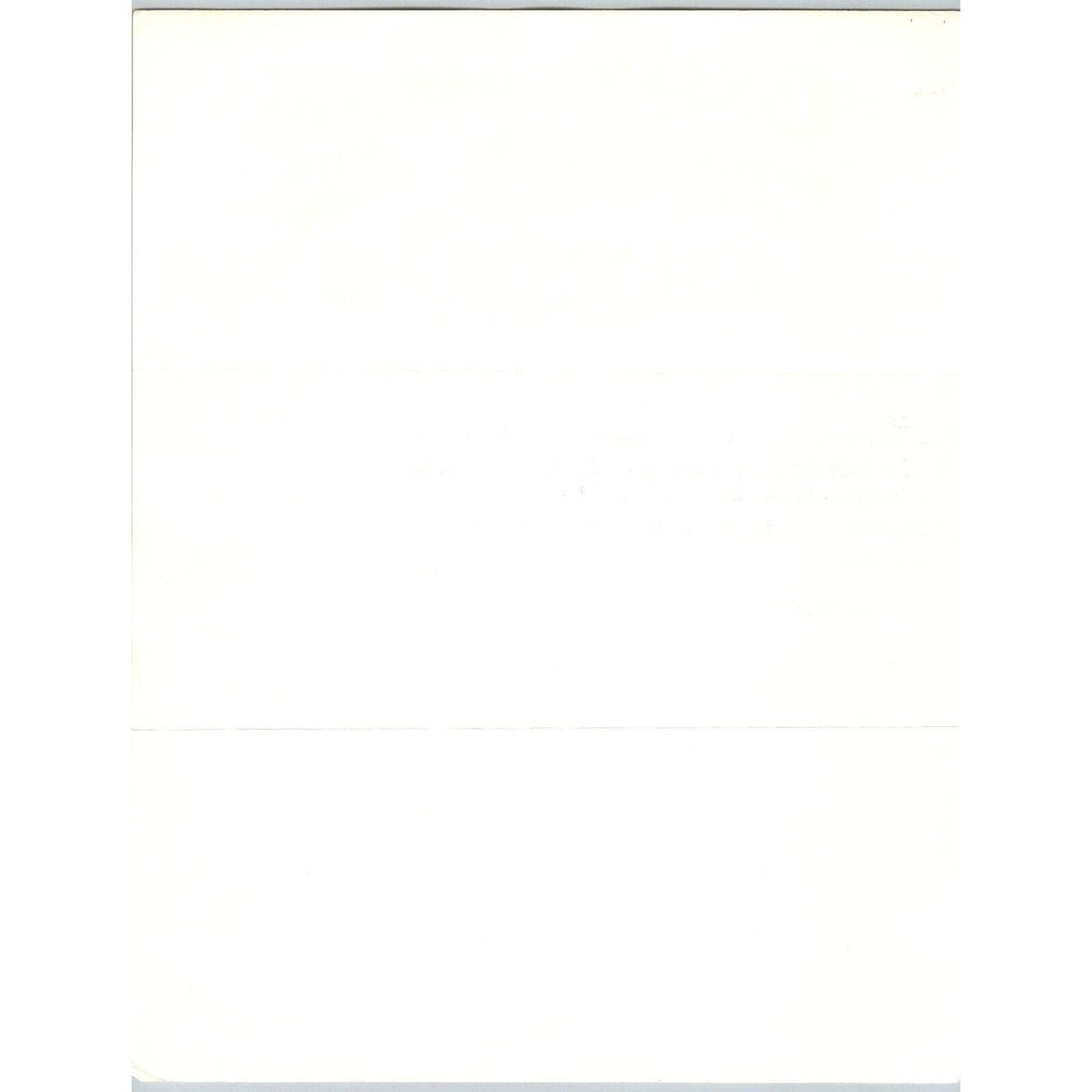 Carson & Barnes Wild Animal Circus Letterhead c1965-75 re: 60's Photo Scarce