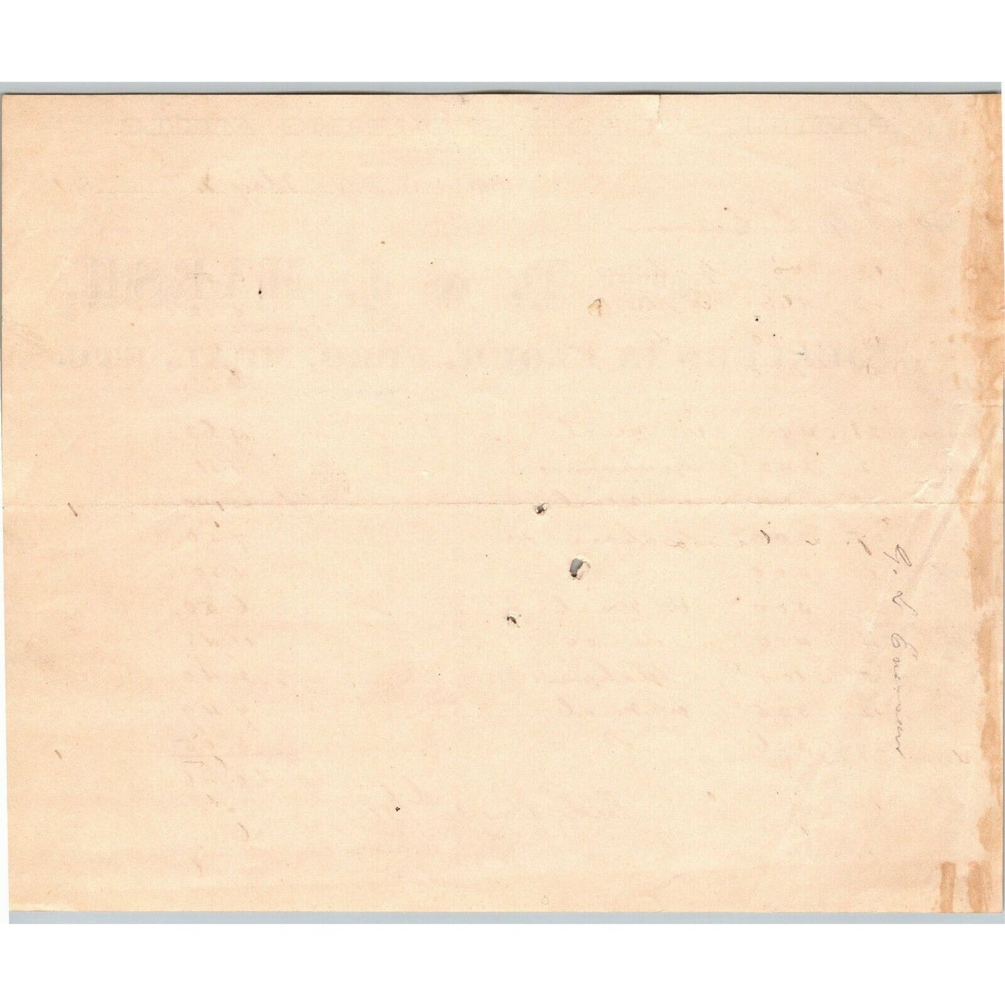 T. & J. Marsh 1881 Letterhead Middletown, NY Phillipsburgh Flouring Mills