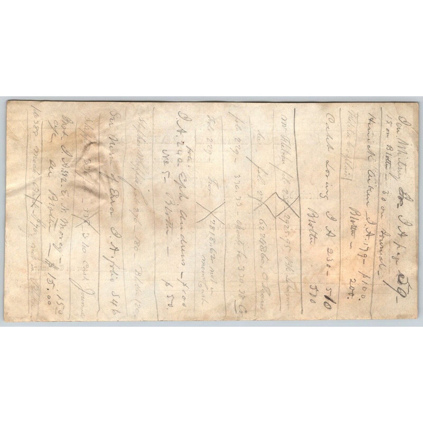 1848 Northern Railroad Boston Unused Treasurer's Stock Purchase Receipt
