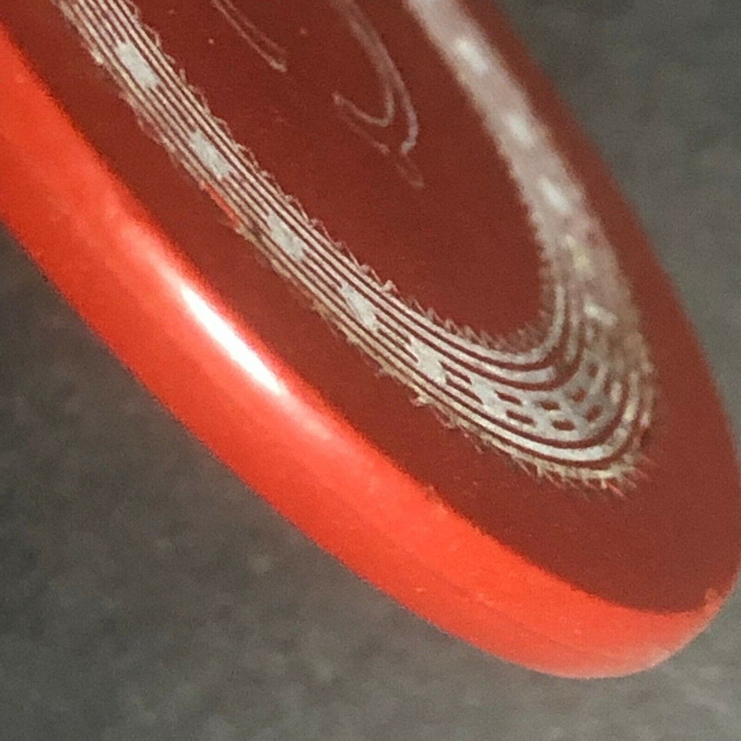 Clay Single Letter "C" Monogram Red Poker Chip - Eisenstadt Coll.