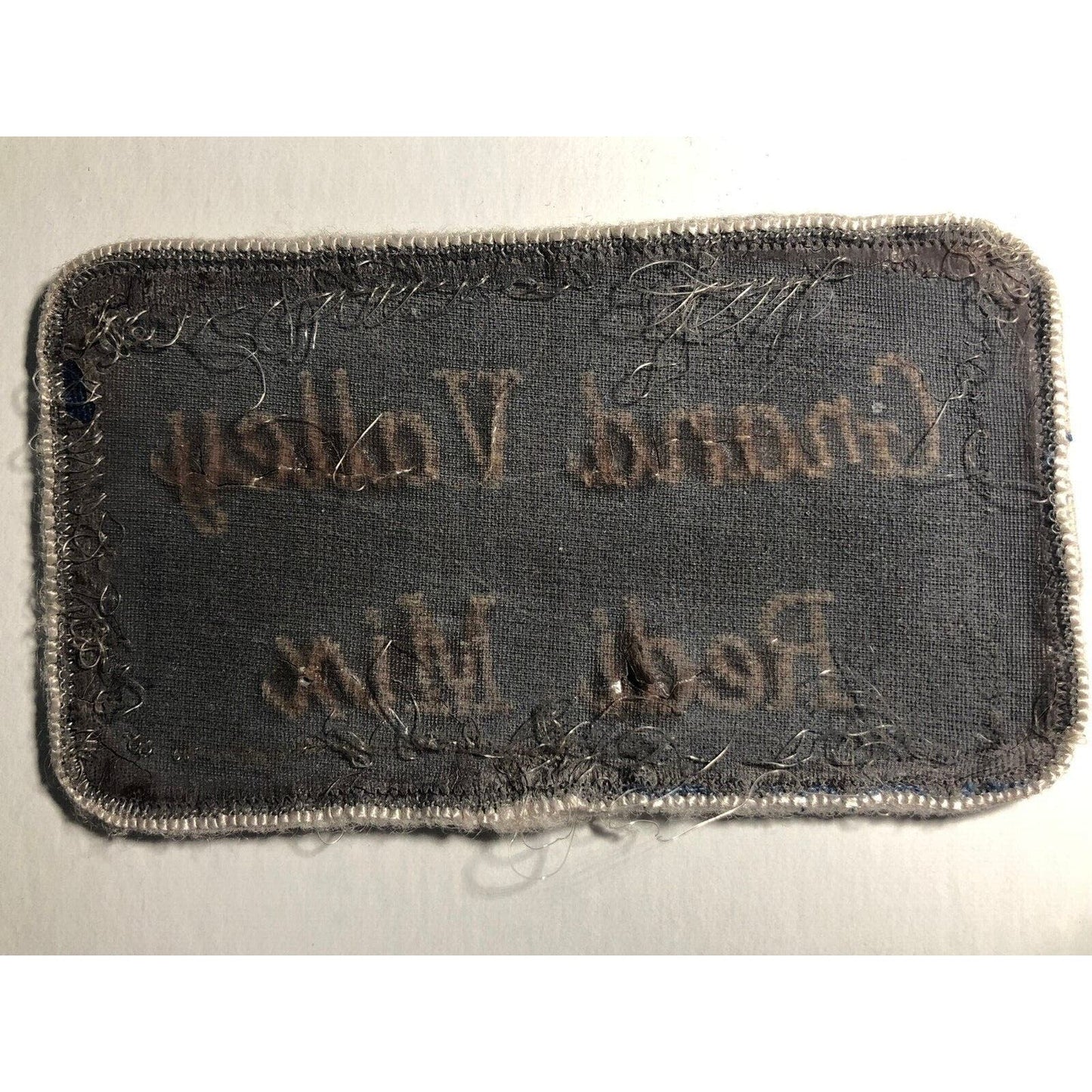 Grand Valley Redi Mix Grand Rapids, MI ? Vintage Embroidered Patch c1960's-70's