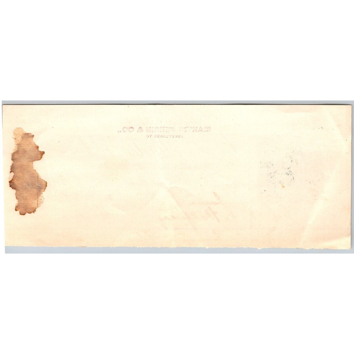 Martin, Perrin & Co. / E.L. Martin & Co. Liquor Distillers 1887 Billhead