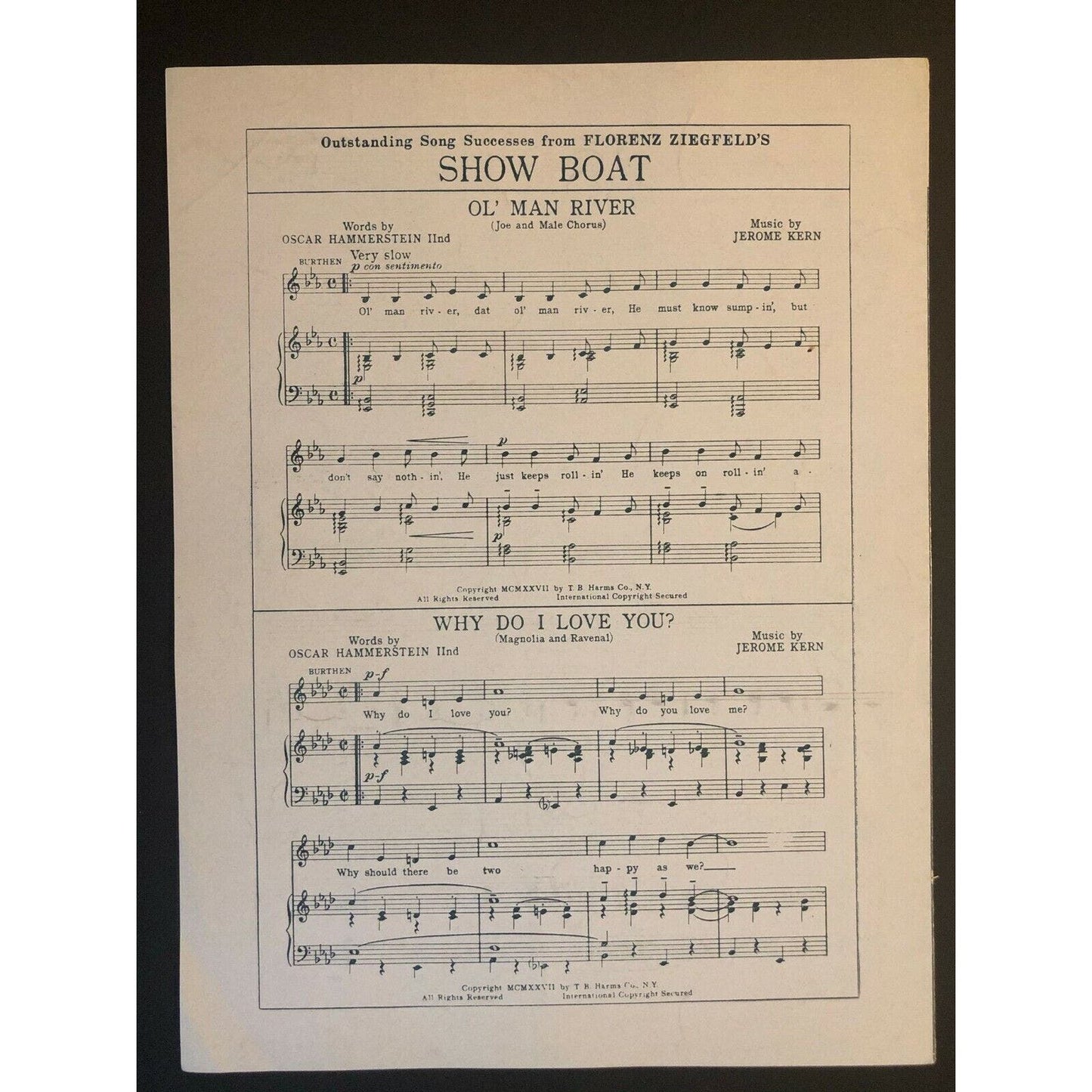 Vintage 1944 Sheet Music "More and More" from "Can't Help Singing" Jerome Kern