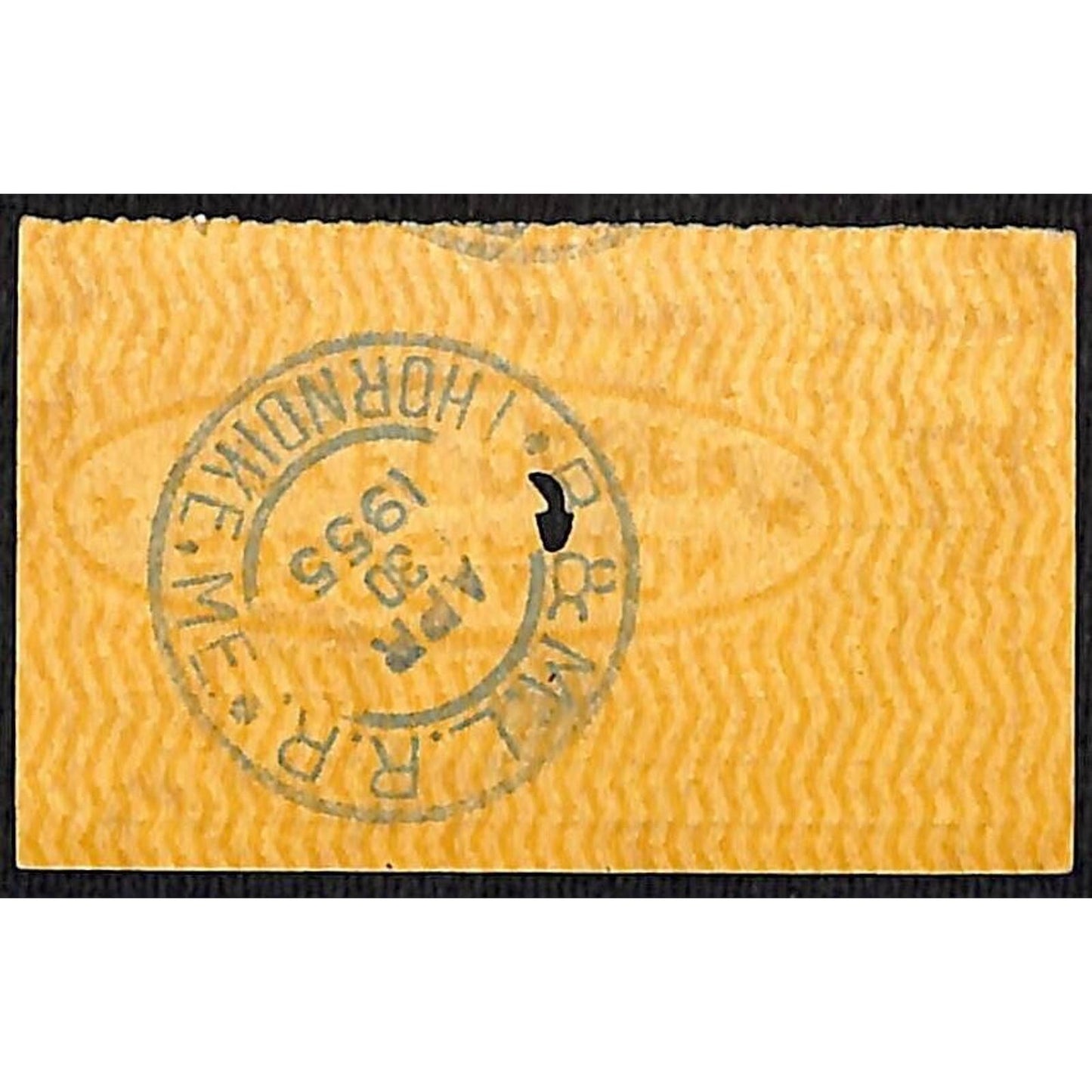 1955 Belfast and Moosehead Lake Railroad Ticket Burnham Jct. Portland, ME #2913