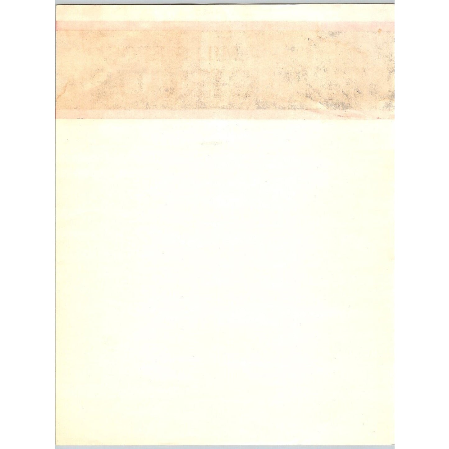 Mills Bros. Circus Letterhead c1946 Ashland, OH w/ Solid Silver Ink Background