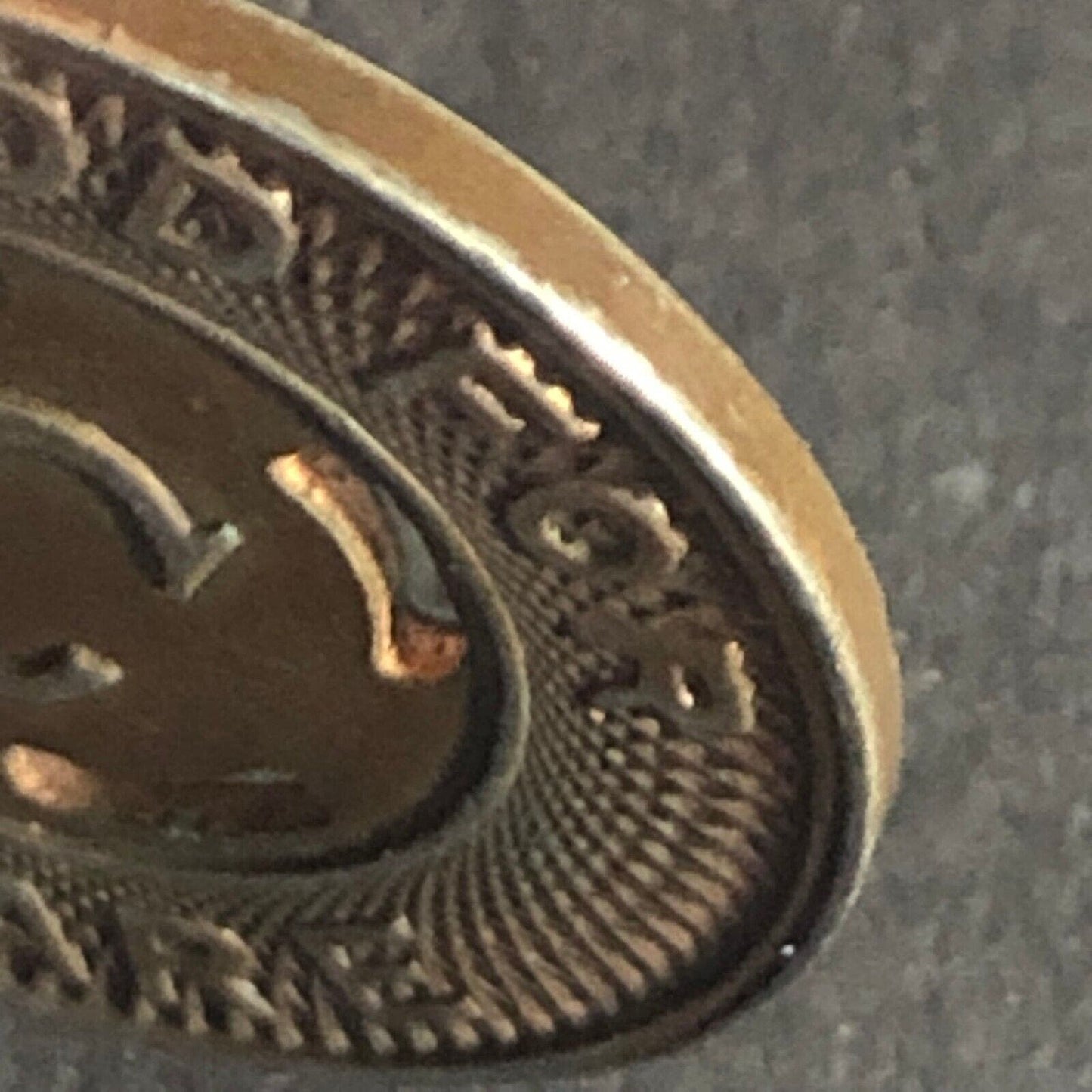 Canton City Lines Inc. "C" G/F One Fare Brass Transit Token -- 22.77mm