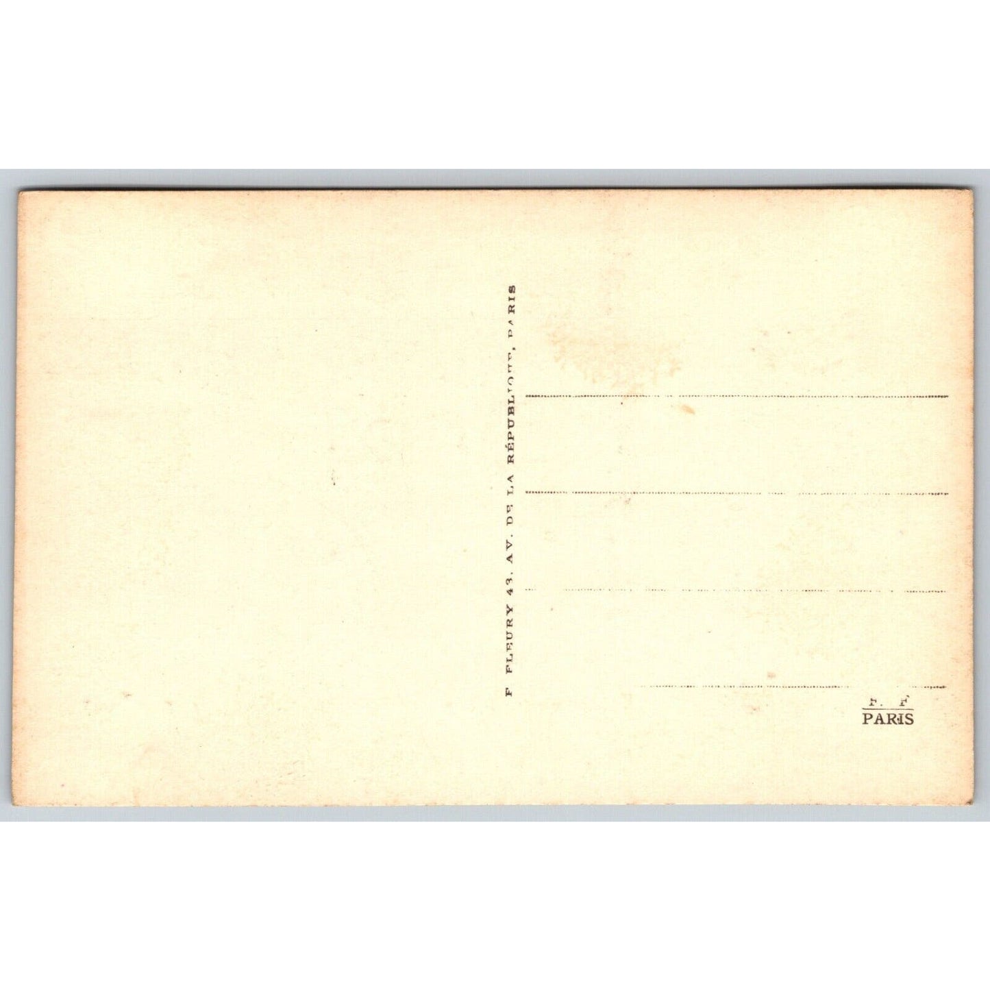 French Railroad RPPC* Postcard Machine 230-994 C 194 c1910 F. Fleury