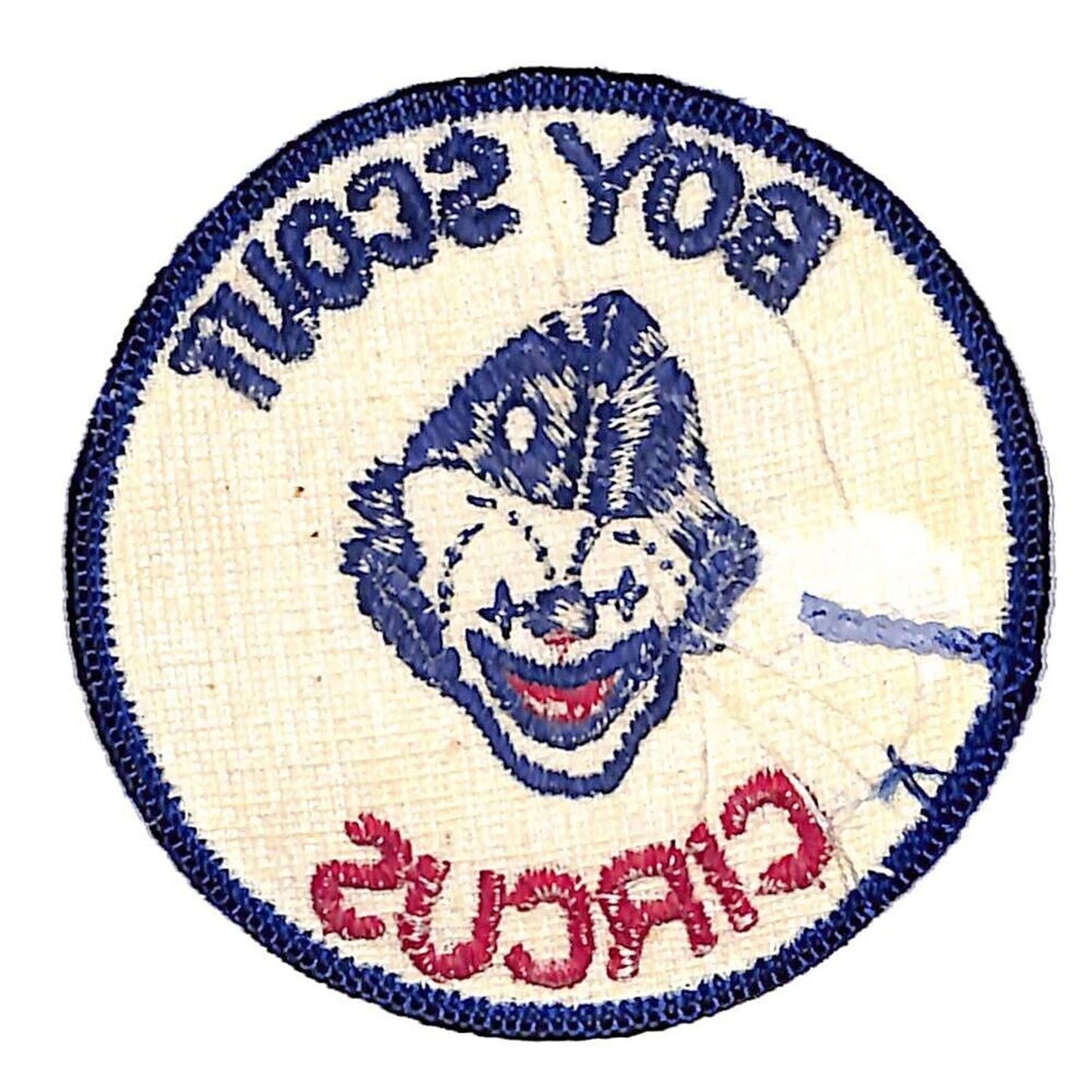BSA Patch "Boy Scout Circus" Clown c1955-1965 VGC