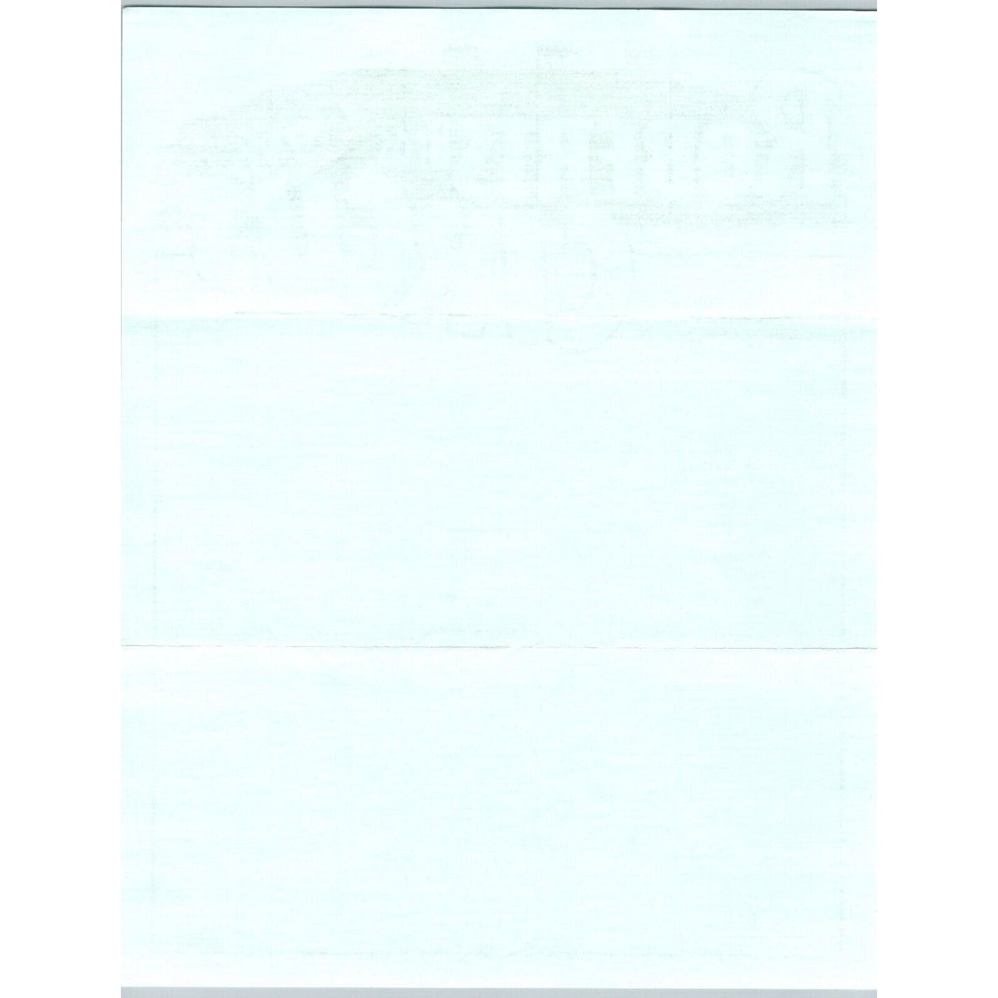 Roberts Bros. 3 Ring Circus Letterhead 1988 Big Top Silhouette