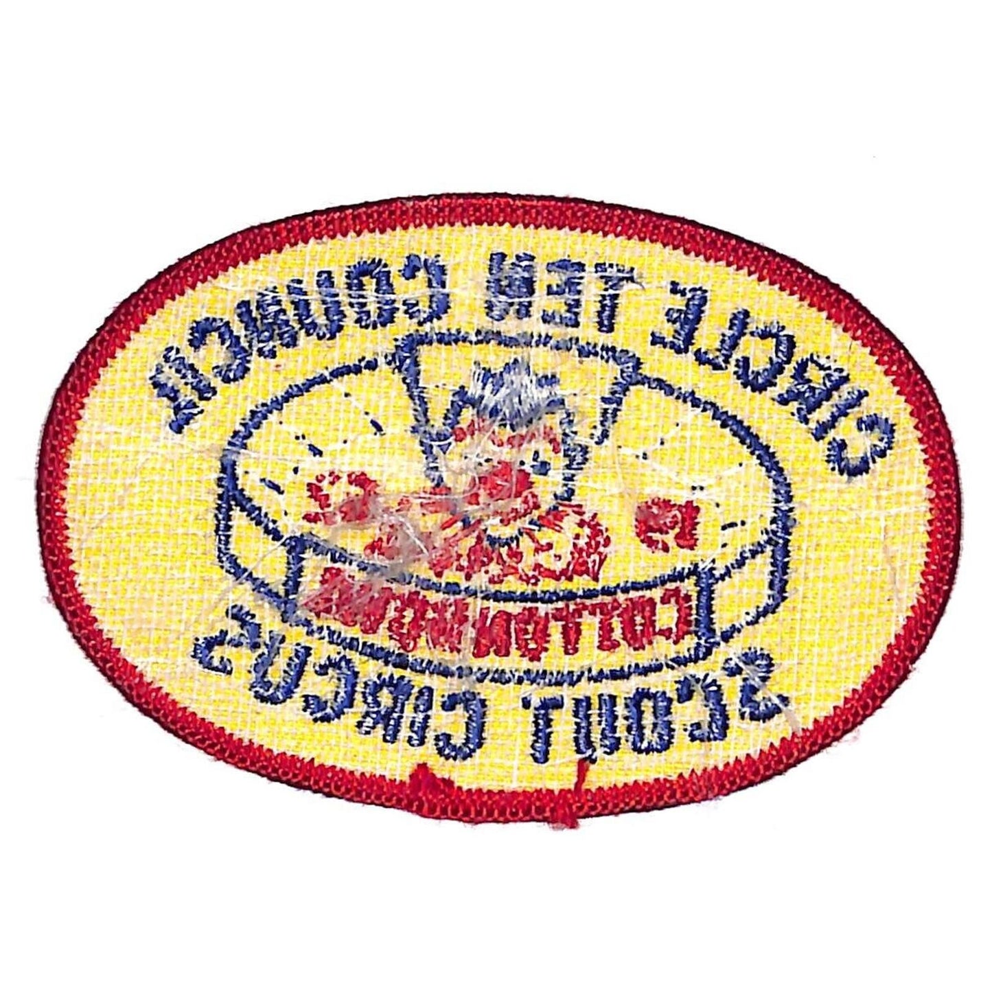 BSA Patch Circle Ten Council 1962 Cotton Bowl Scout Circus Scarce