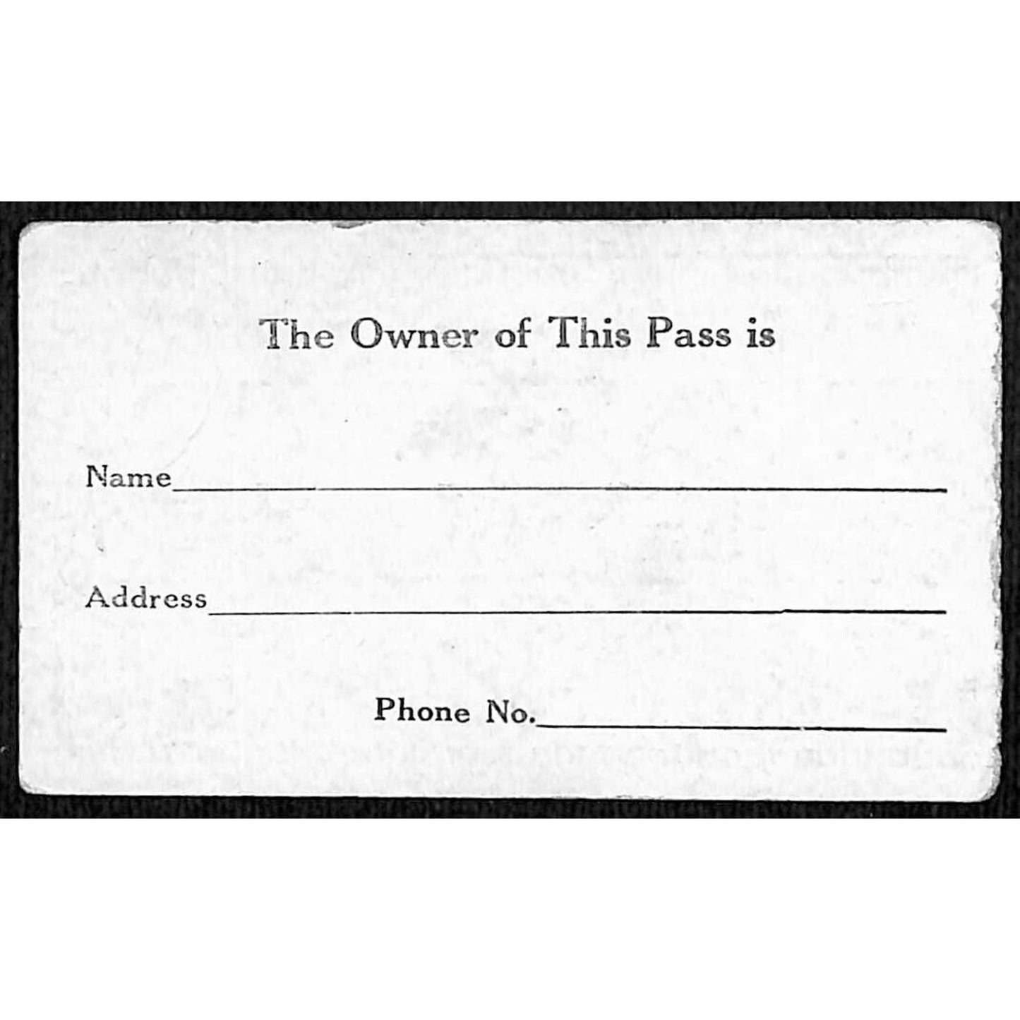 Des Moines Railway Company 1931 Weekly Pass #08610