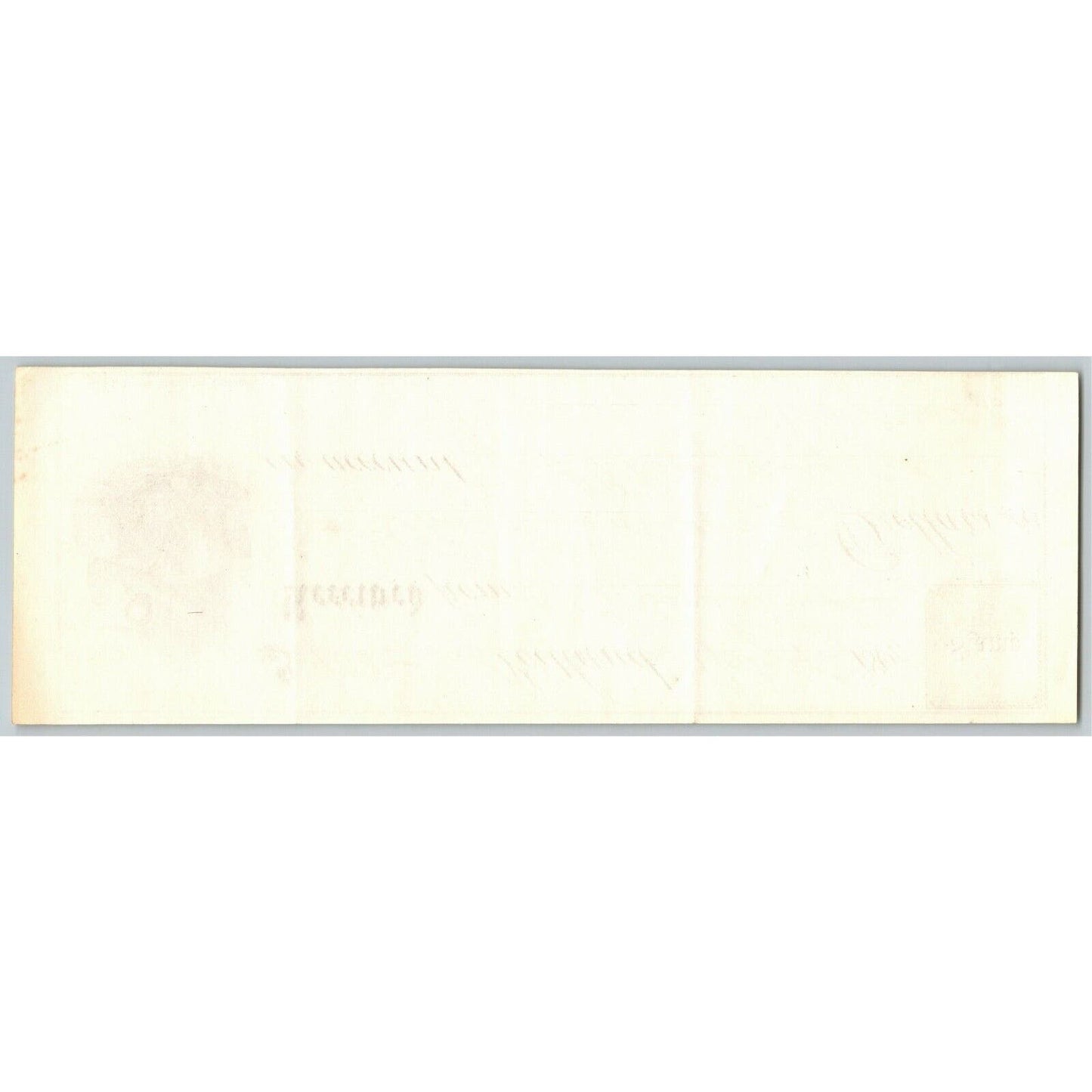 1869 Portland (Maine) $100 Bank Check w/ Anchor Vignette