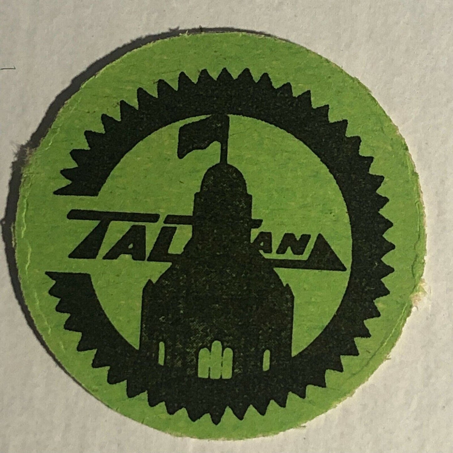 Scarce Thin Cardboard Taltran Tallahassee, FL Senior Citizen Transit Token 25mm