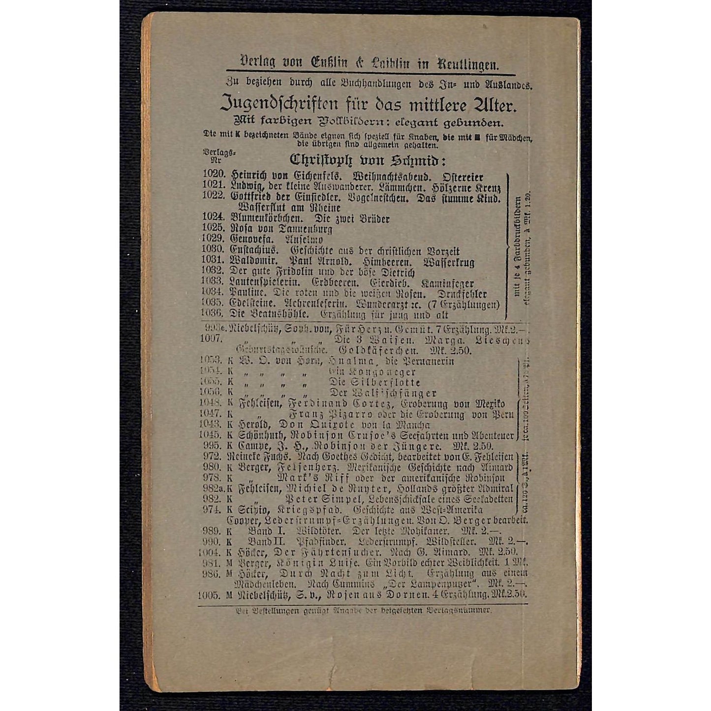 c1910's-20's ? German Booklet "Declamations & Lectures" 96pp.