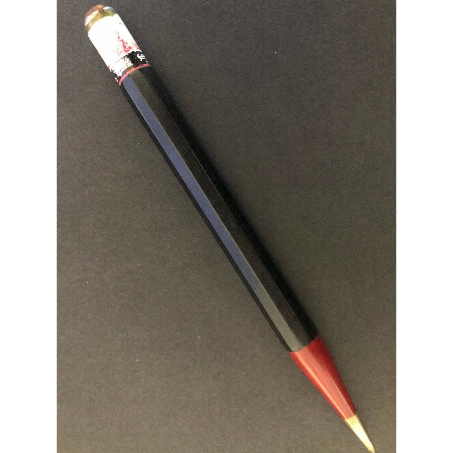 c1940's-50's Sidles Co. Mechanical Pencil Lincoln, NE Kendall Motor Oil Can Top