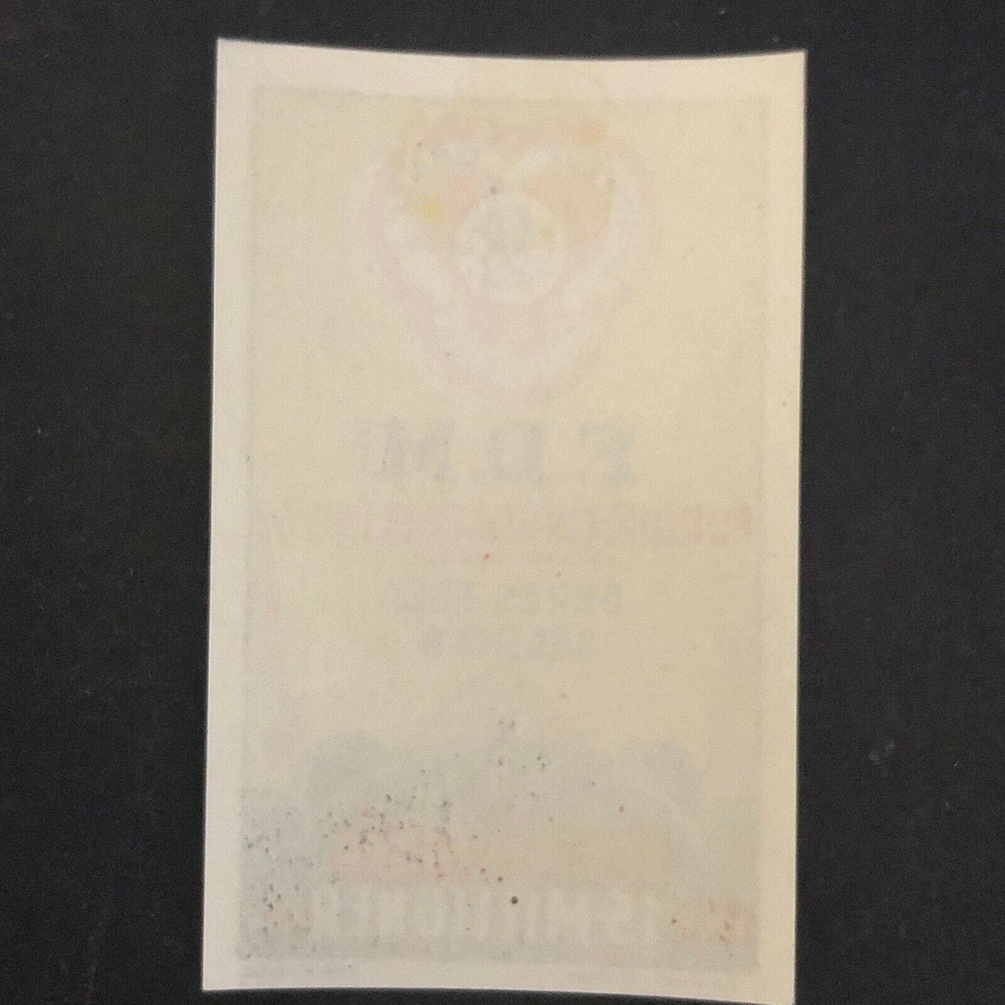 Vintage Advertising Stamp w/ Gum Adh. Forenede Danske Motorejere
