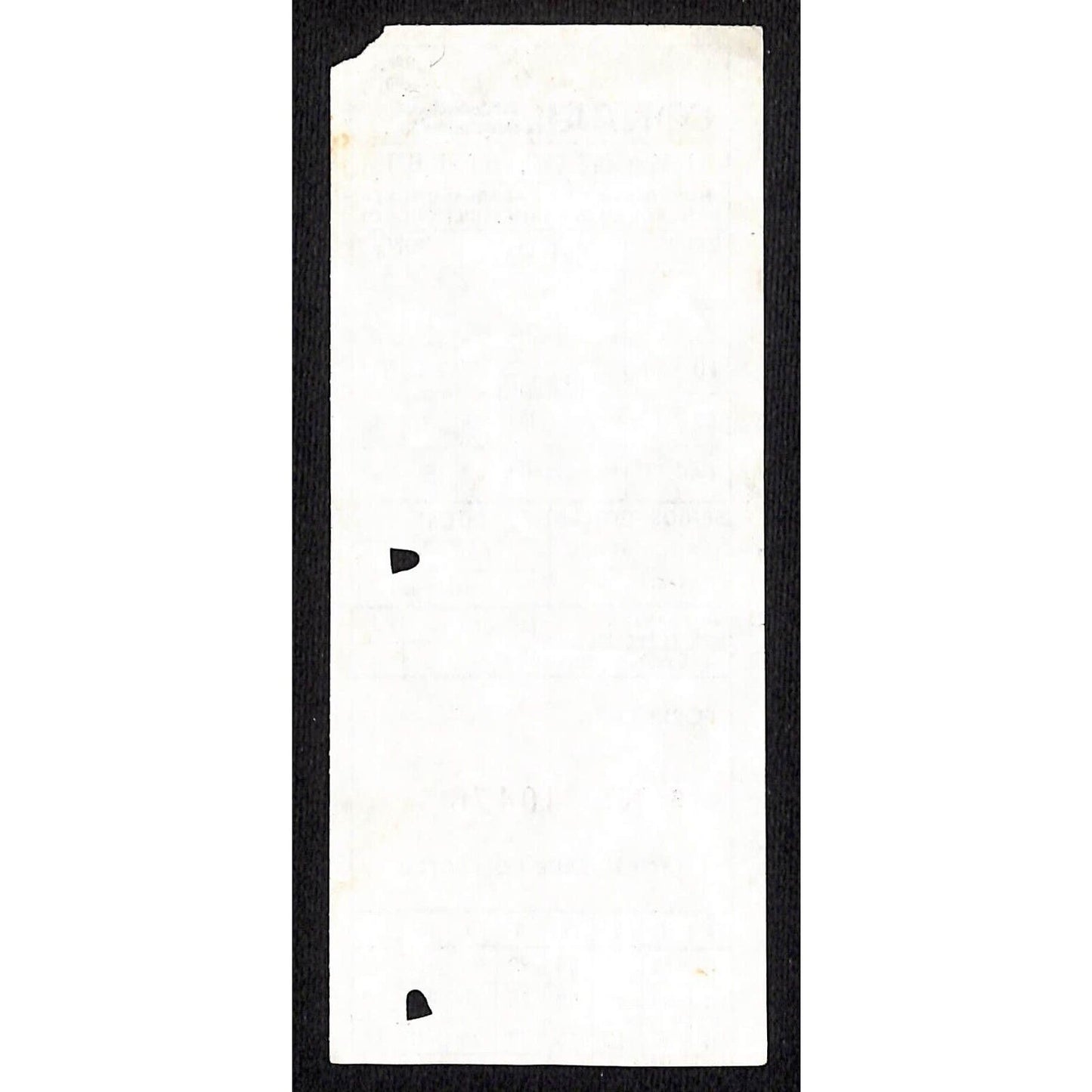 Conrail (1976-99) Passenger's Cash Fare Receipt c1970's-80's