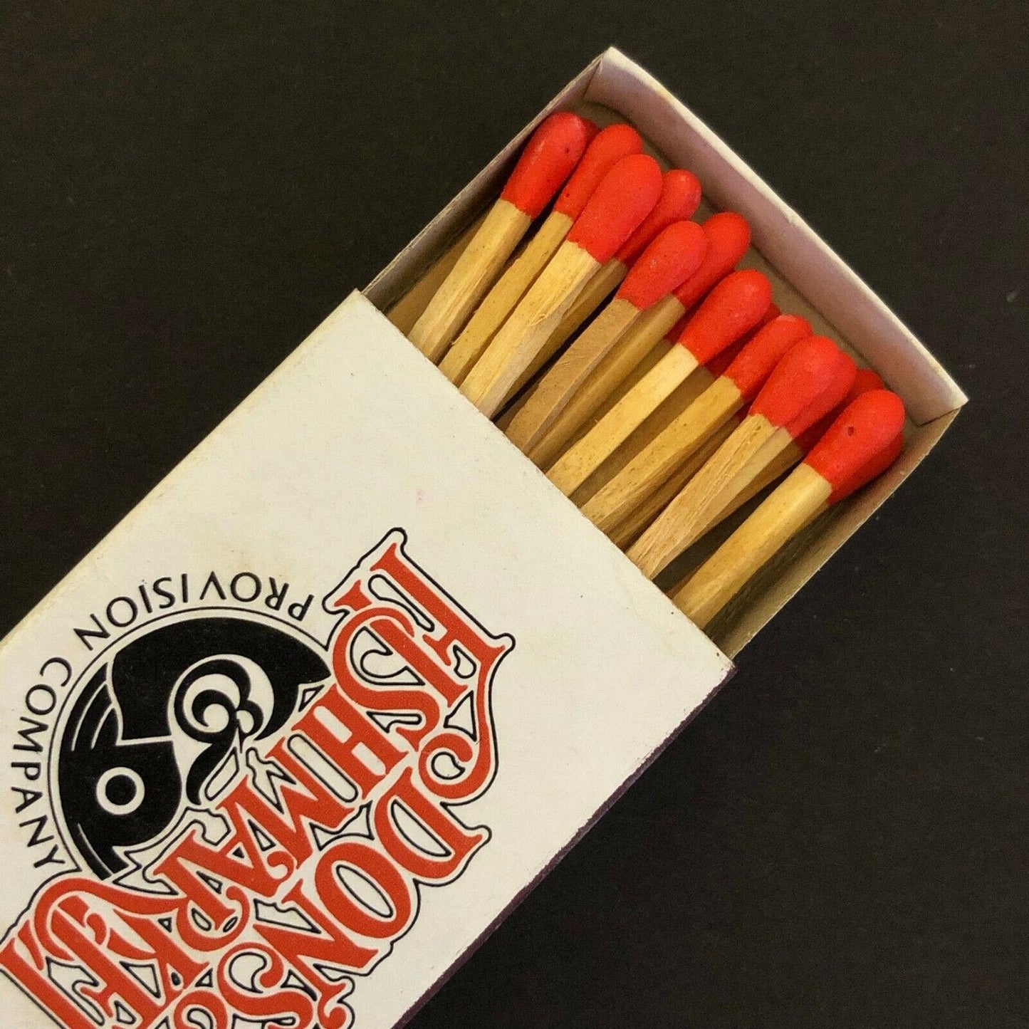 c1970's-80's Wooden Matchbox Matchbook "Don's Fishmarket" Rocky River, OH