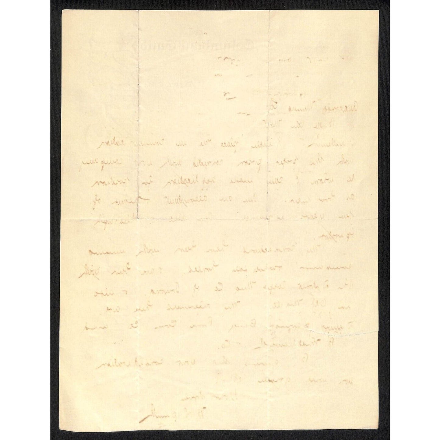 Denver, CO "The Columbian Guild" (Fraternal Lodge) 1896 Letterhead Scarce