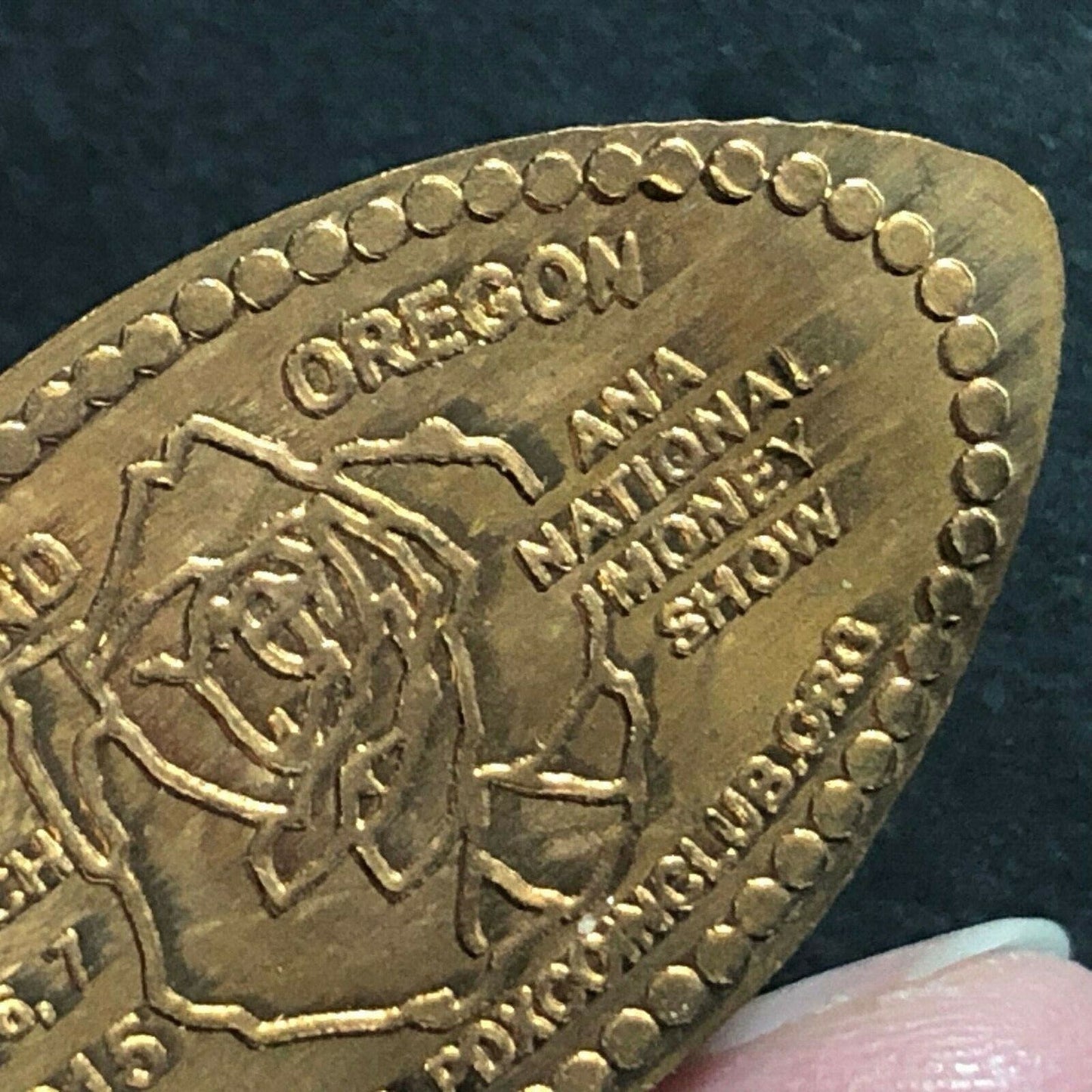 2015 Countries & Currency ANA World's Fair of Money Elongated Penny Token 34mm