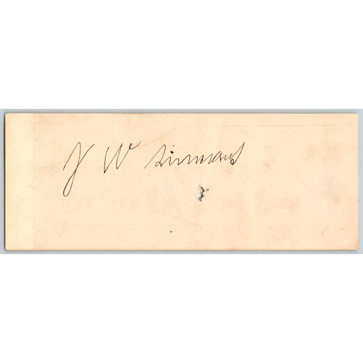 Olney, Okla. Indian Territory 1906 $3.30 Ash Flat Valley Bank Check - Ghost Town