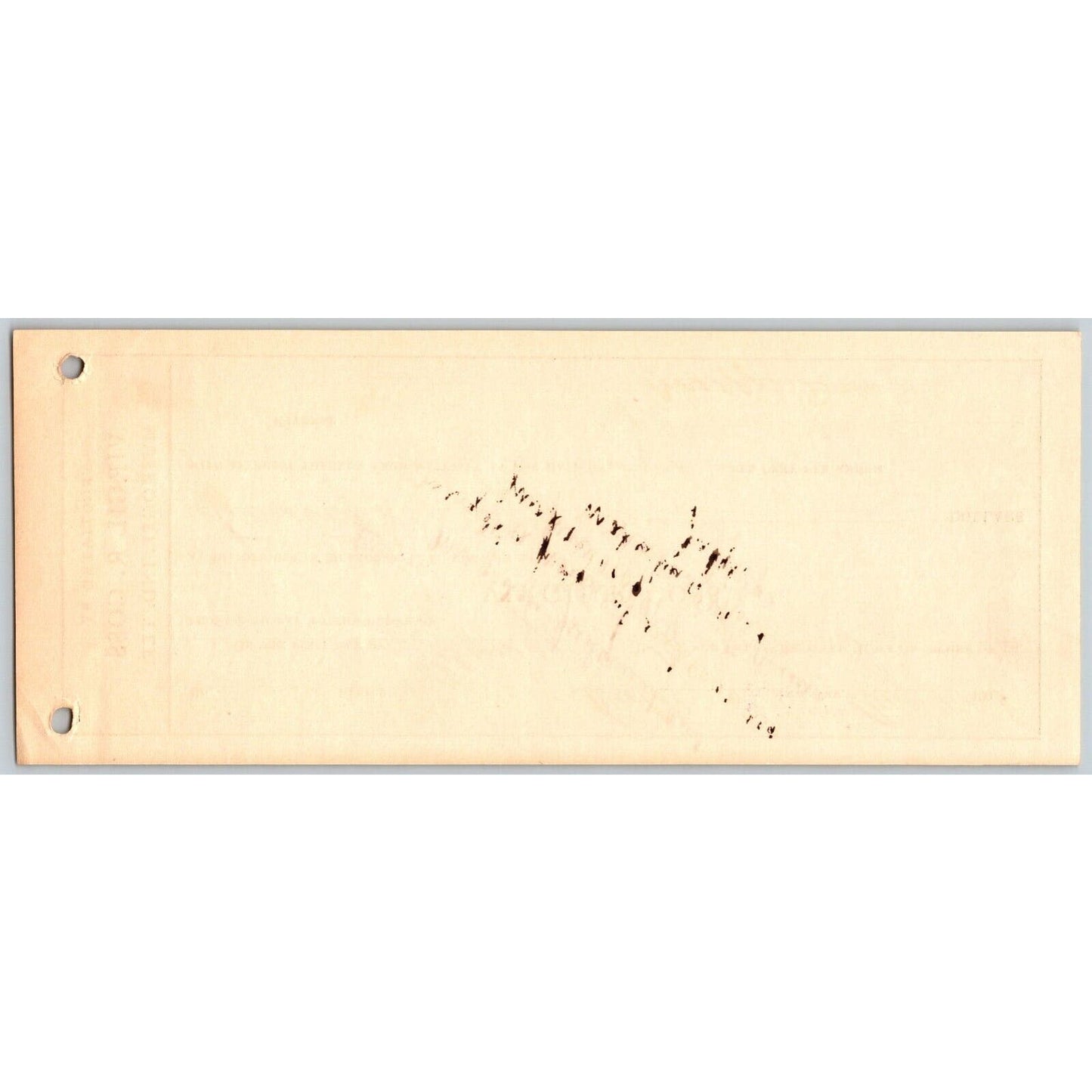 Kinta / Muskogee Oklahoma 1908 Virgil R. Cross Indian Territory Promissory Note