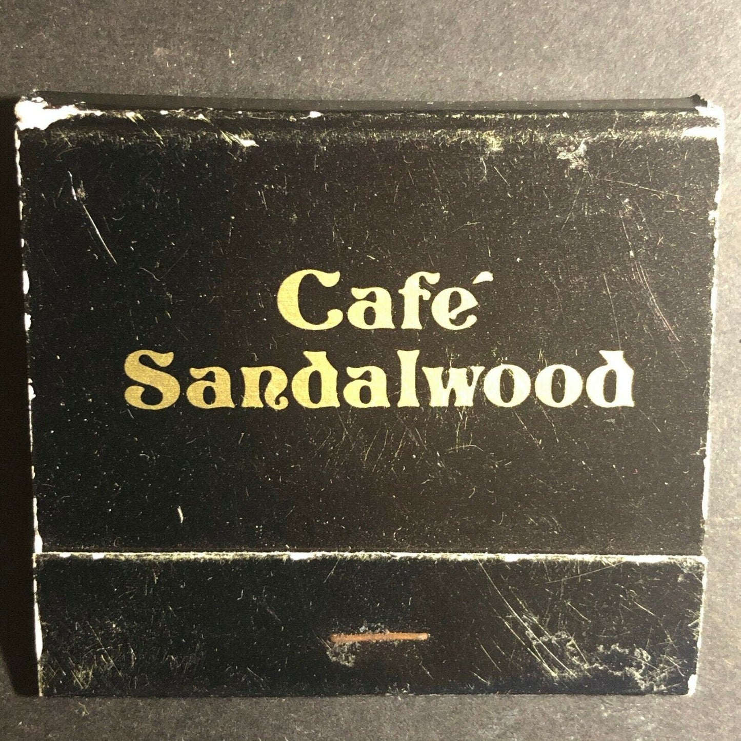 Vintage 1970's-80's Full Matchbook - Cafe Sandalwood