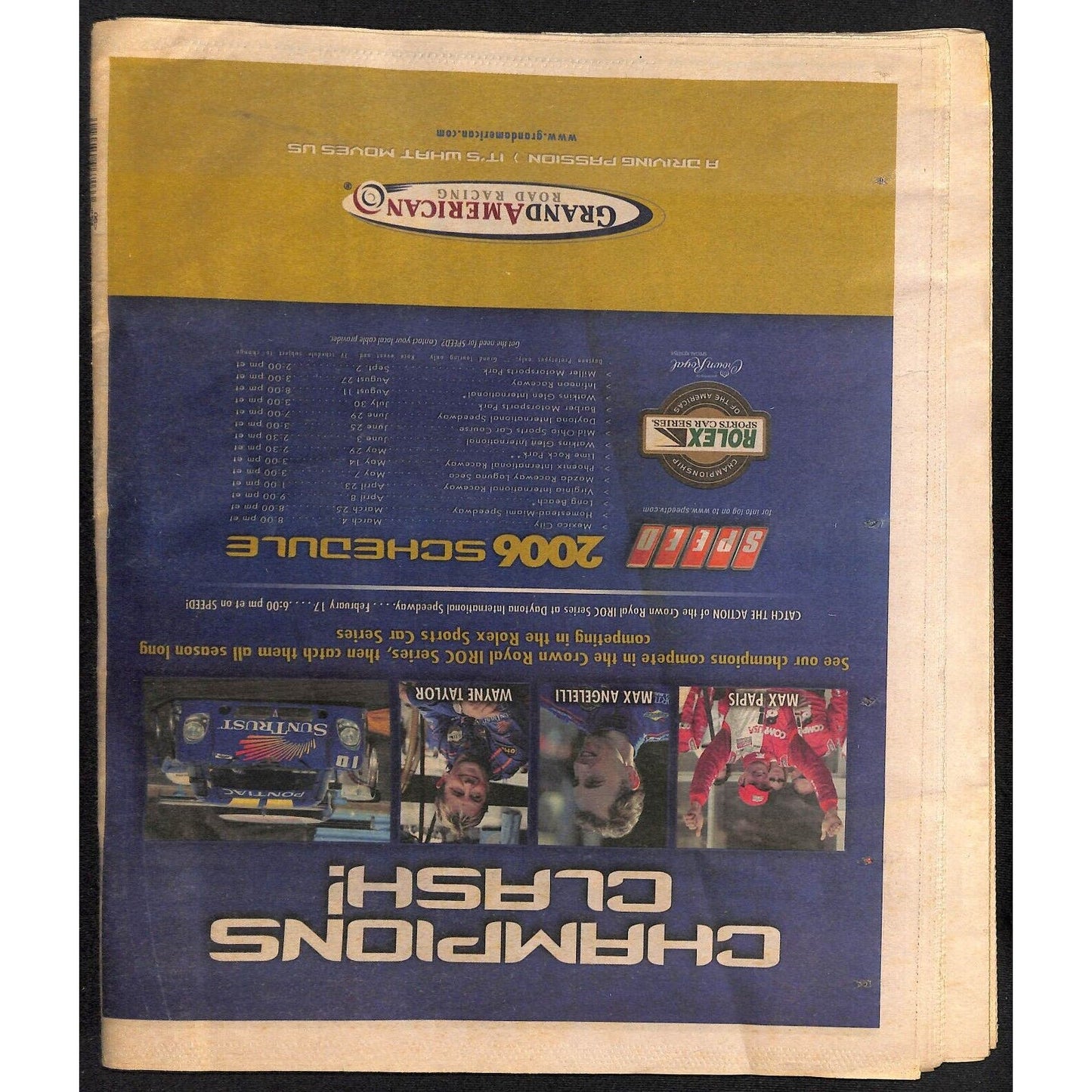 National Speed Sport News 2/15 2006 Scott Riggs Cover Racing 42pp VGC