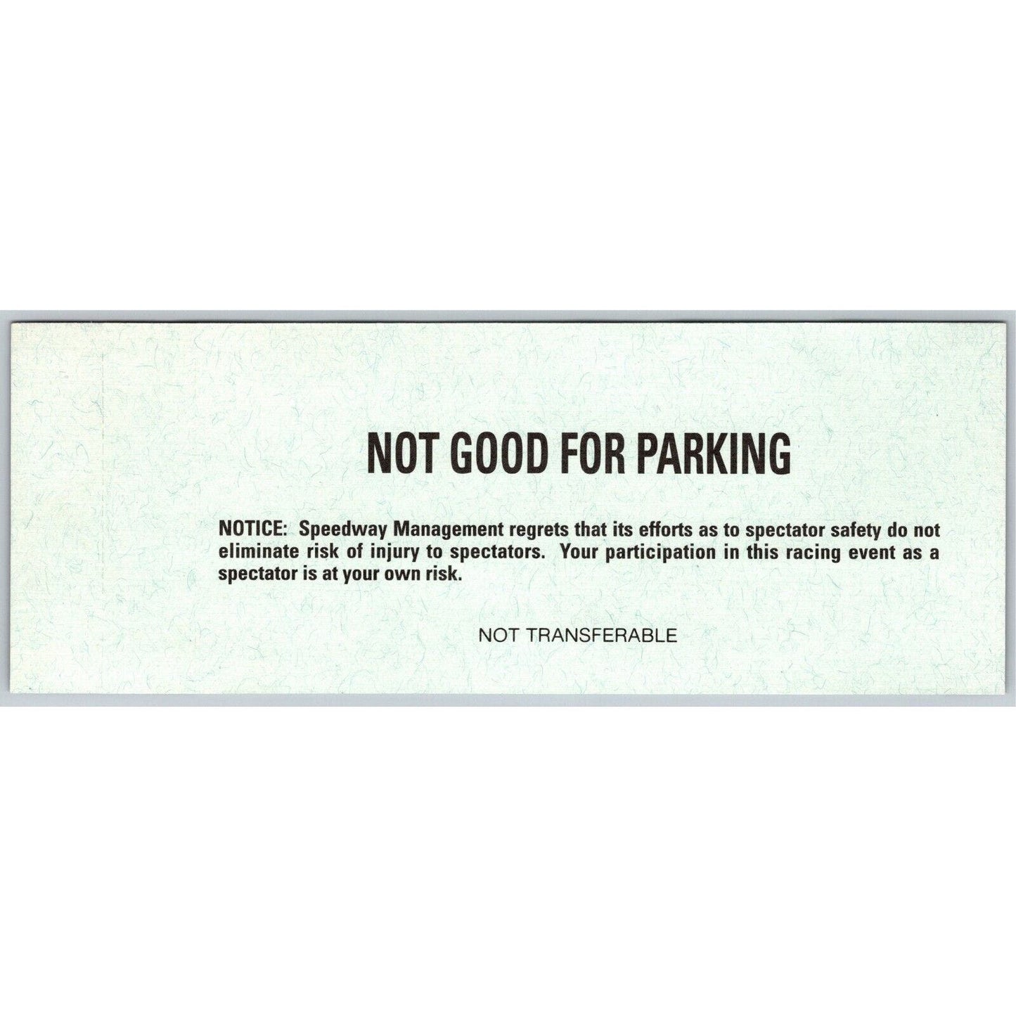1999 Indy 500 1st Practice Day Tower Suites Unused Ticket IMS Indianapolis #81