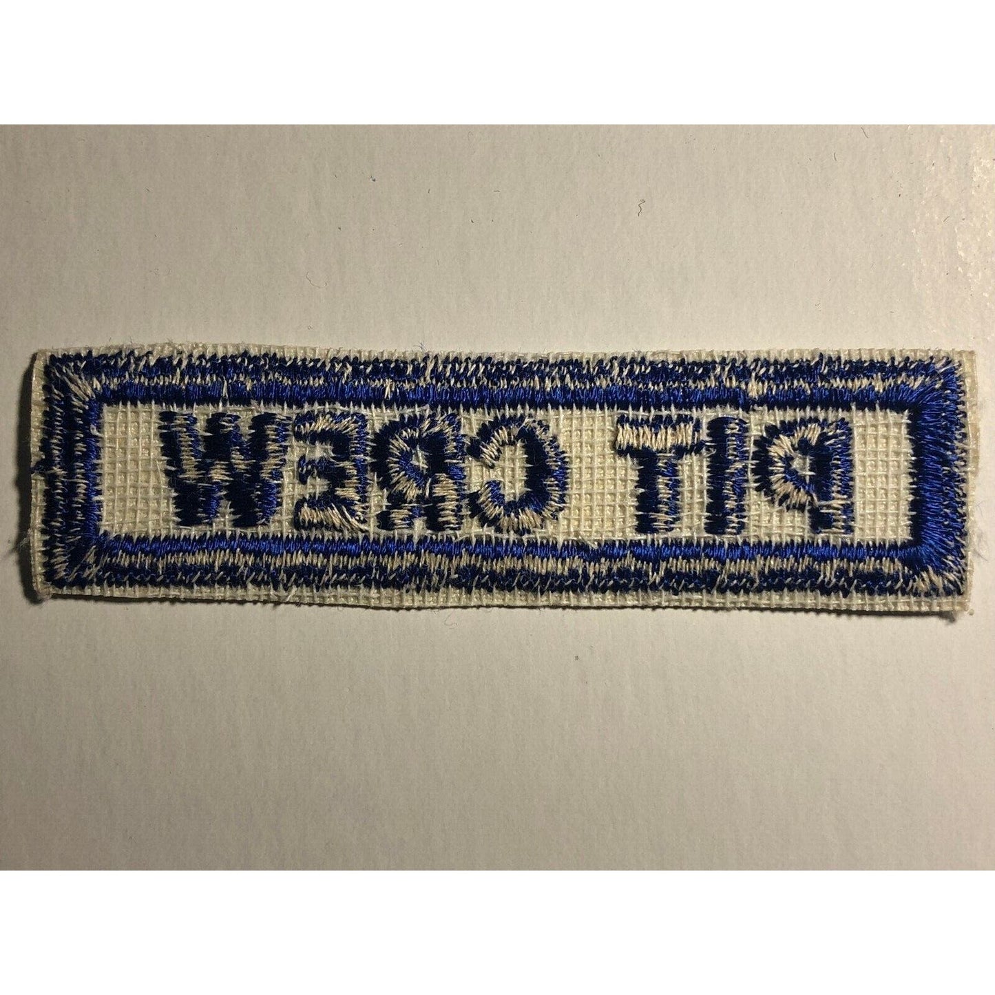 "Pit Crew" Vintage Embroidered Patch - c1960's-70's VGC