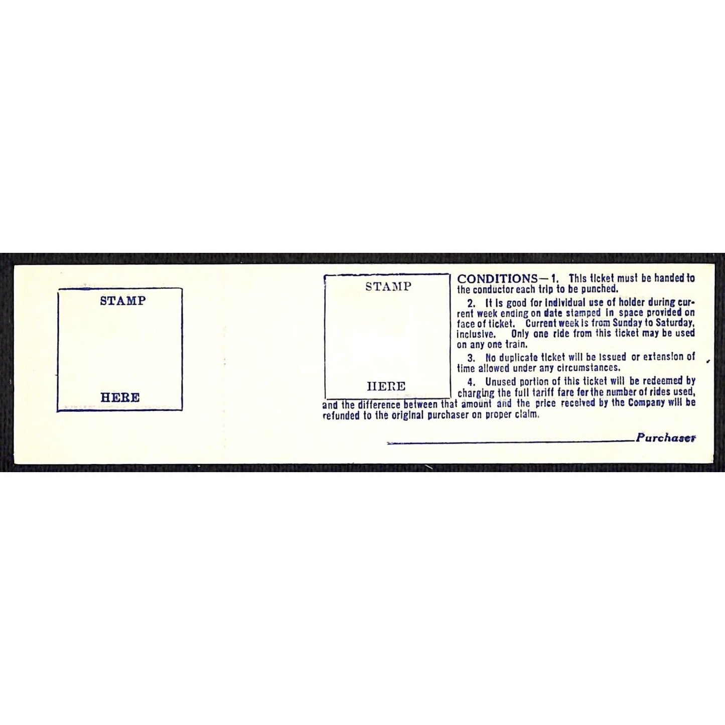 Chicago Aurora and Elgin Railway (1902-57) 10 Ride Ticket St. Charles