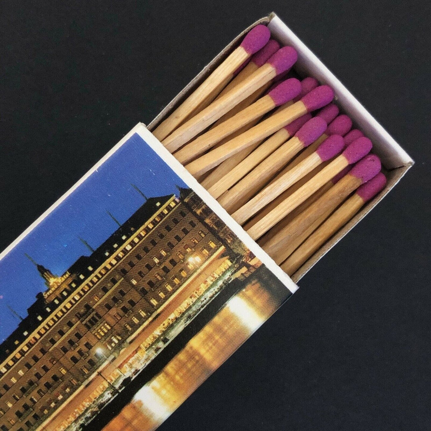 c1970's-80's Wooden Matchbox Matchbook Real Photo "Grand Hotel" Stockholm