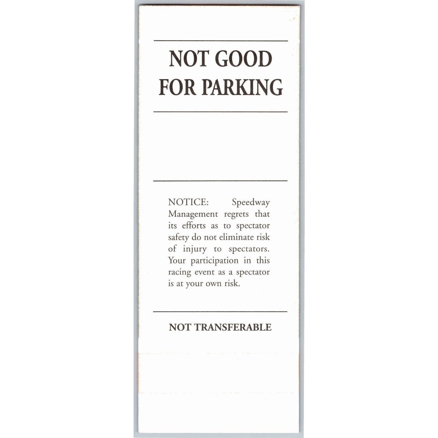 2004 Indy 500 Non-Event Day 5/18 Bombardier Pagoda Terrace Unused Ticket IMS #4