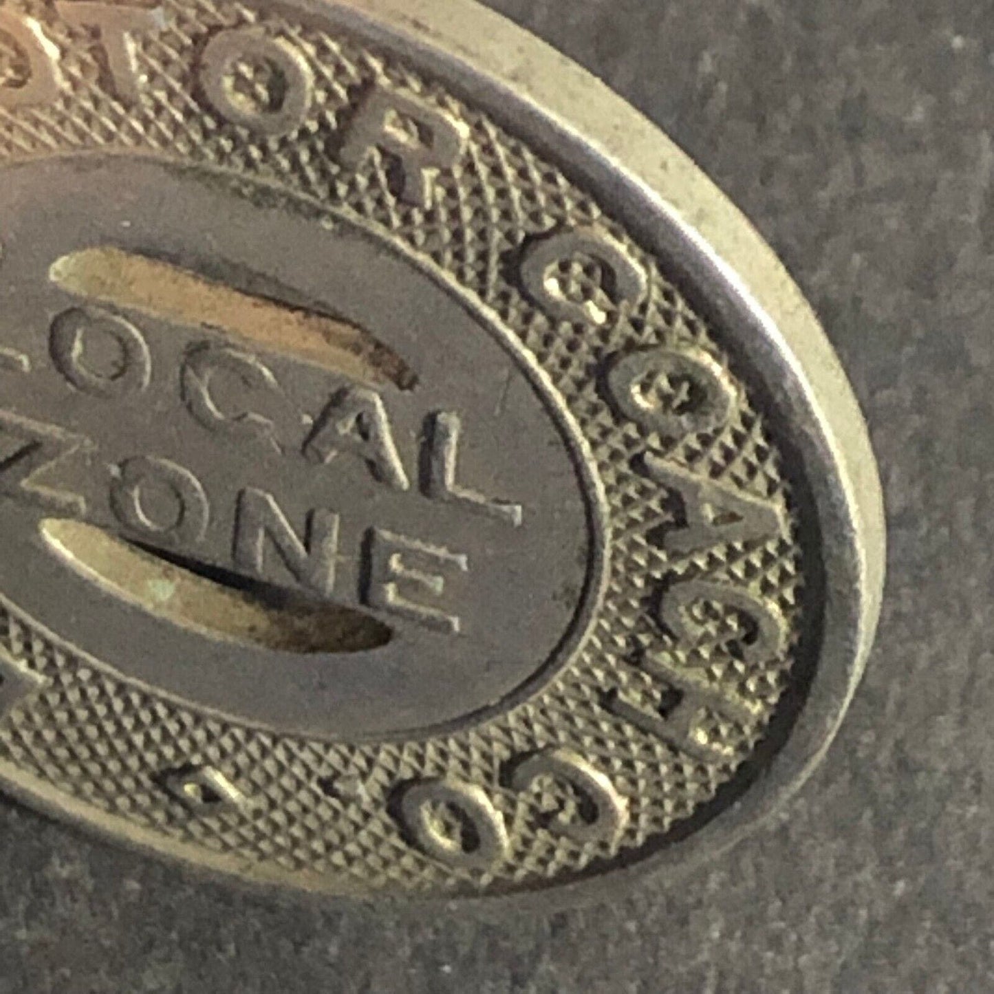 Leyden Motor Coach Co. G/F One Fare Brass "Local Zone" Transit Token 22.75mm