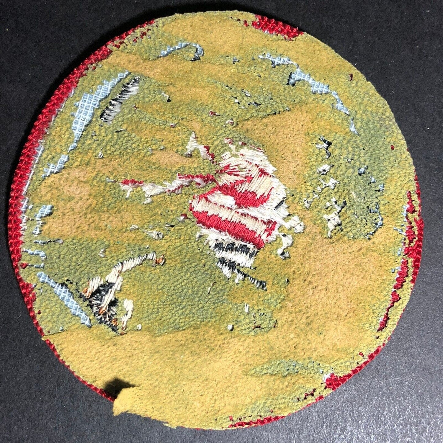BSA 7 Mountains Vintage Embroidered Patch - c1970's Scarce