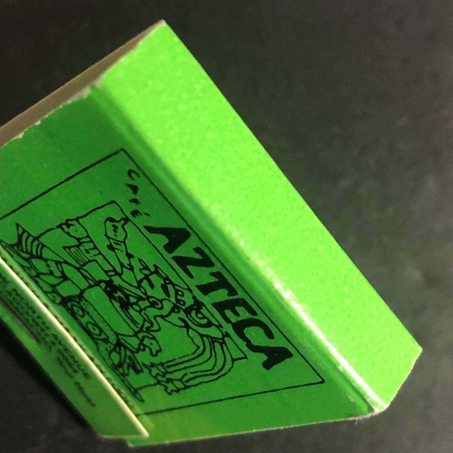 Vintage c1970's Full Matchbook "Cafe Azteca" Spanish Mexican Rest. Chicago (GRN)